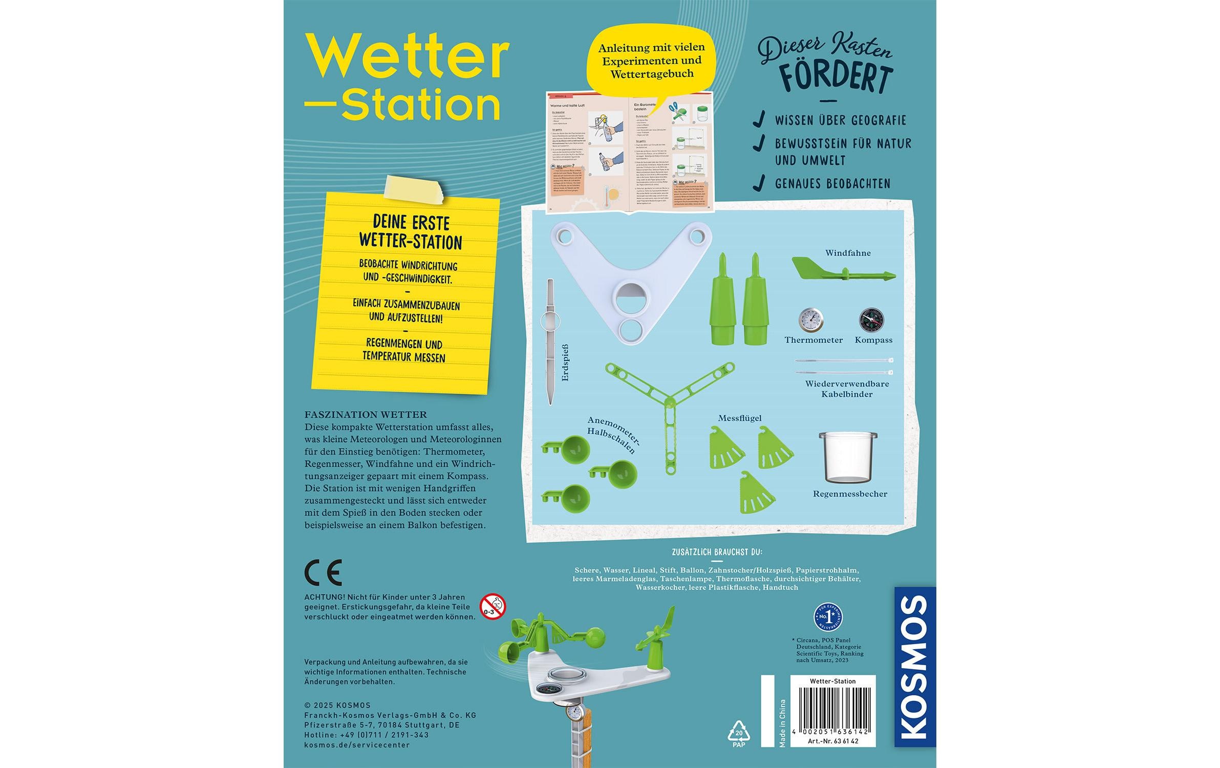 Kosmos Experimentierkasten »Wetterstation«
