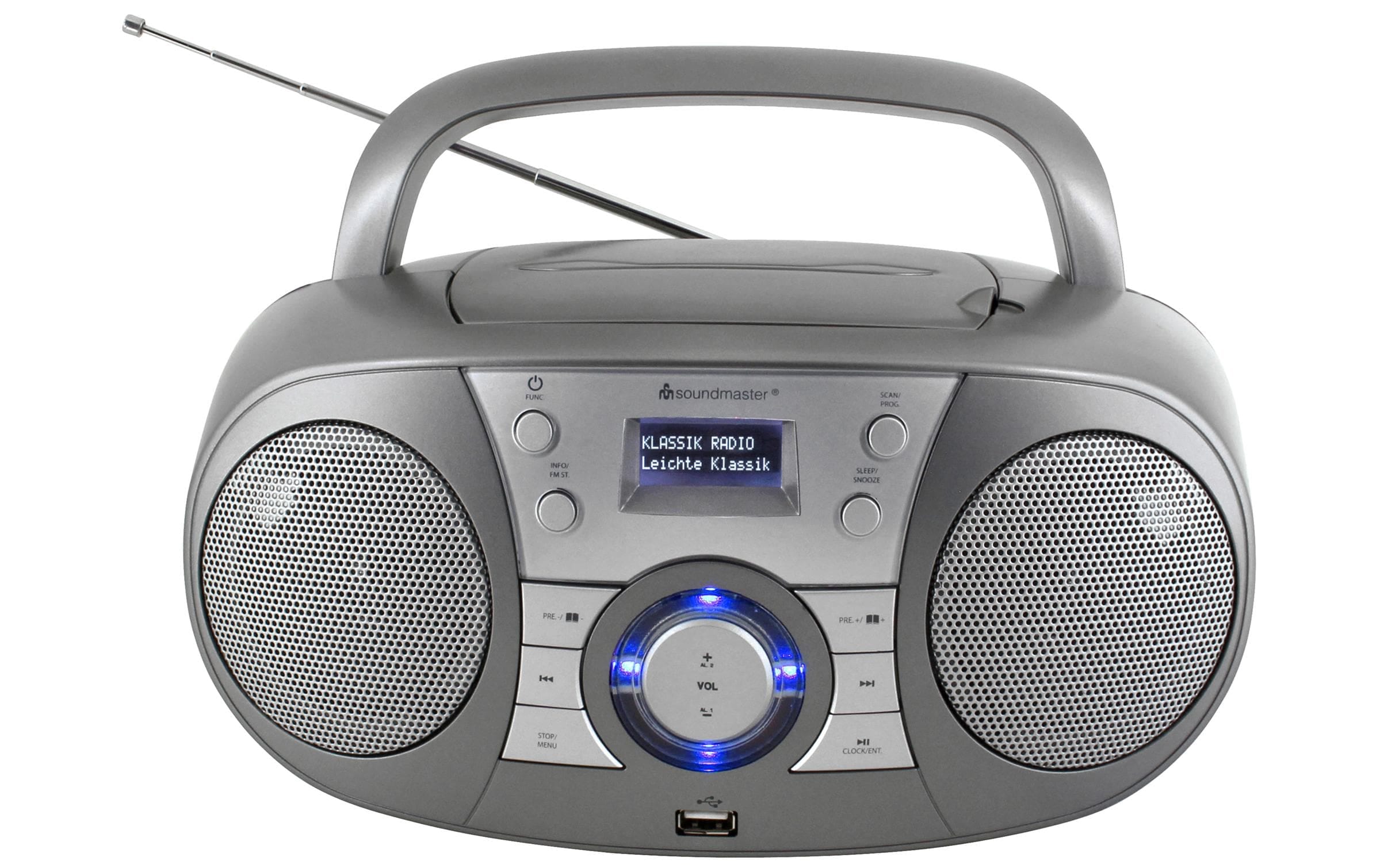 Soundmaster Digitalradio (DAB+) »SCD1800 Grau«, (Digitalradio (DAB+)-FM-Tuner)