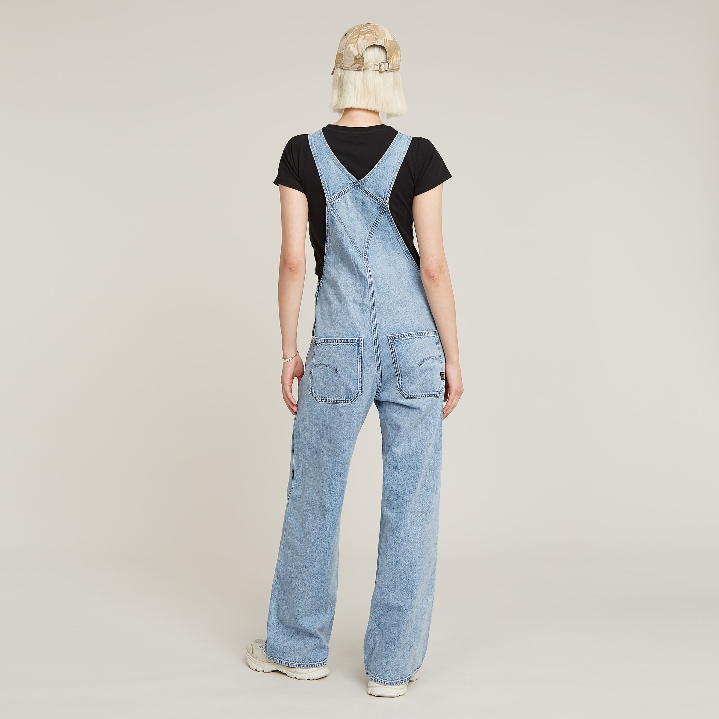 G-STAR Latzhose »Straight Leg Dungaree«, mit Knöpfen an den Seiten