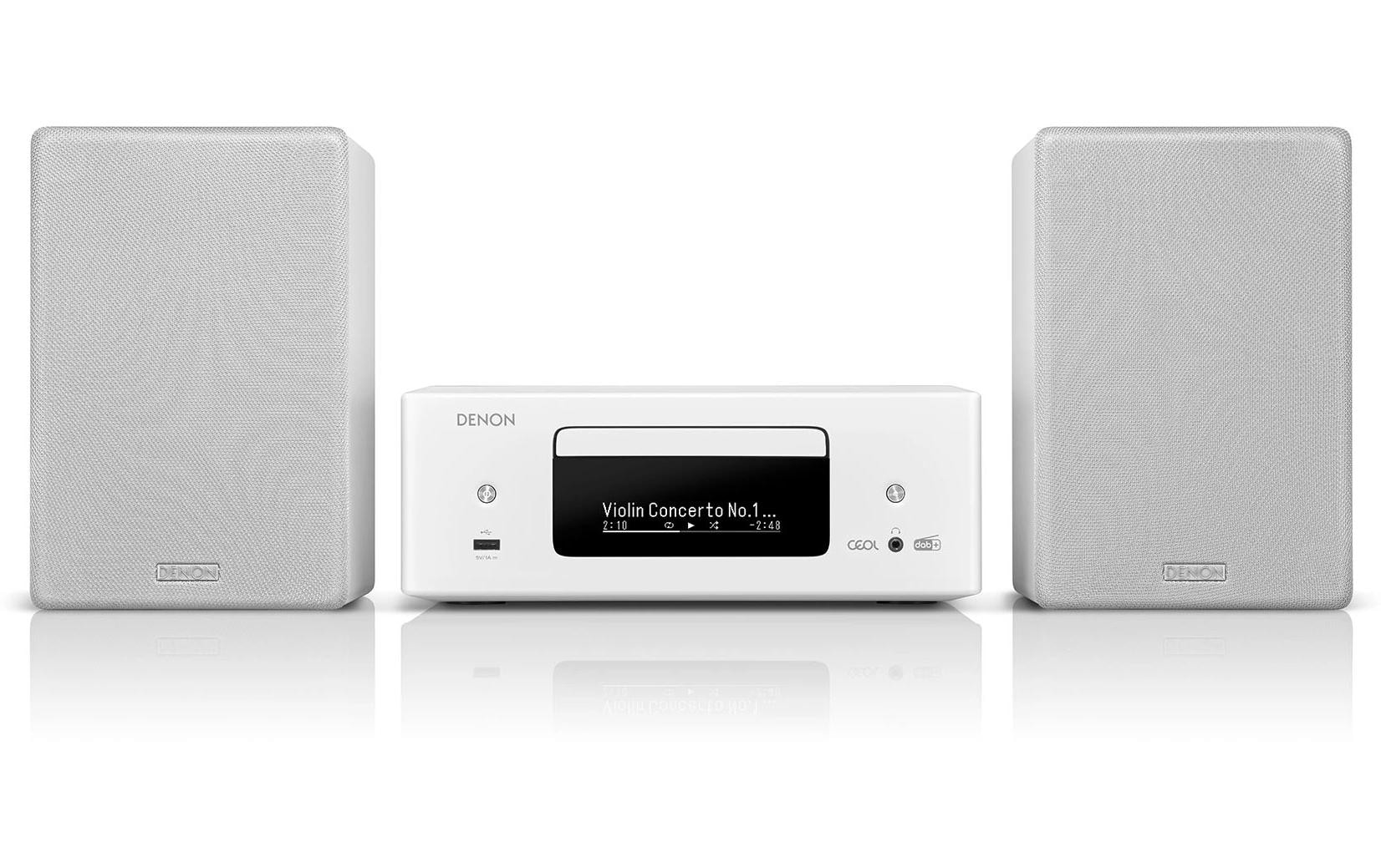 Denon Stereoanlage »CEOL N12DAB Weiss«, (Digitalradio (DAB+)-FM-Tuner)