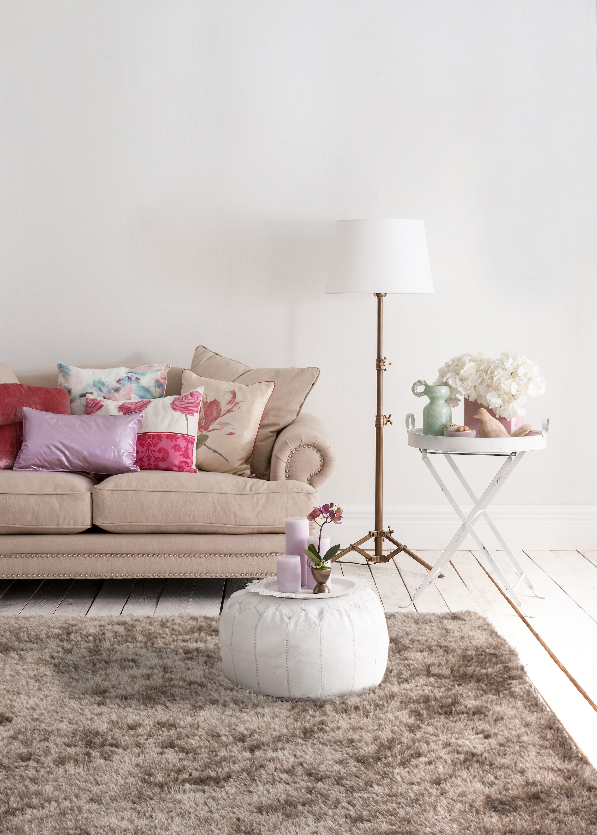 Kayoom Hochflor-Teppich »Diamond 700«, rechteckig, 45 mm Höhe, weiche Microfaser, Langflor, Shaggy, Melange, Wohnzimmer