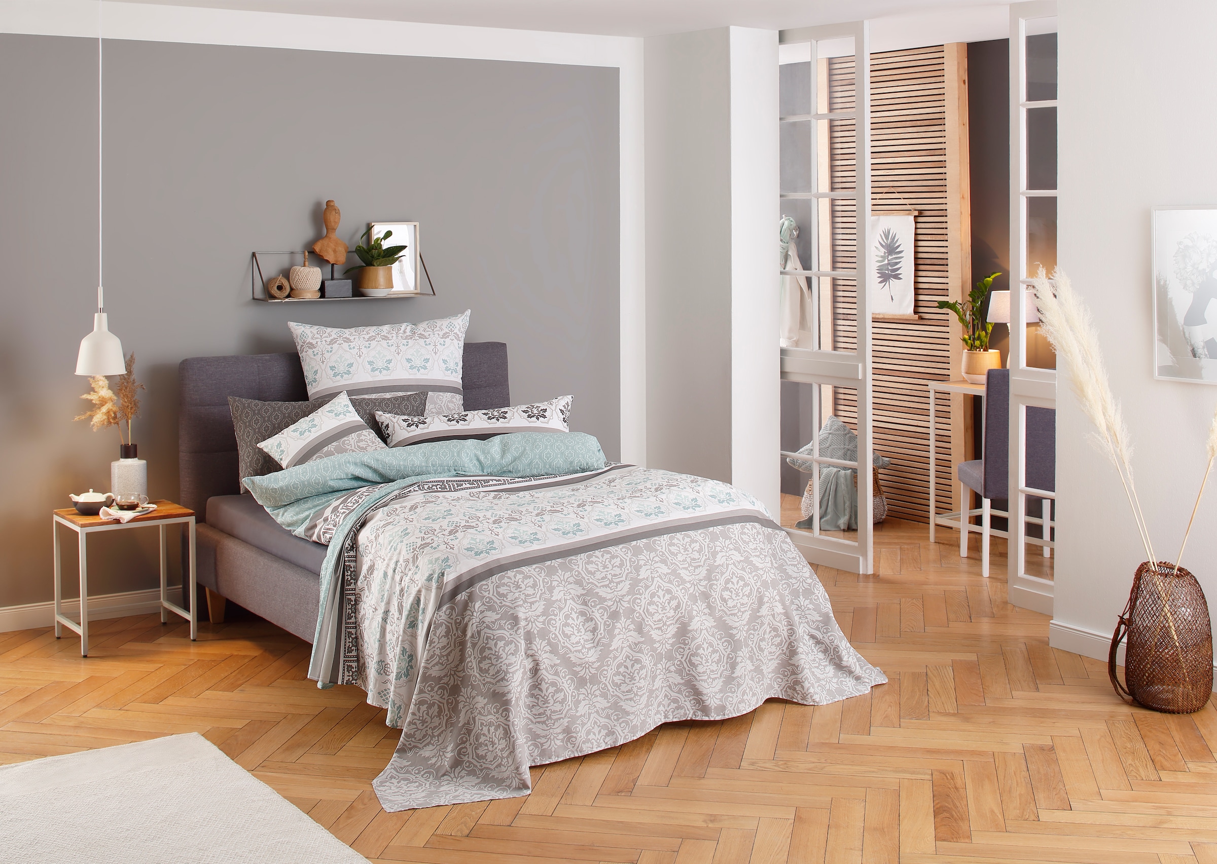 Home affaire Tagesdecke »Cremona leichte Tagesdecke, Wohndecke, Überwurf  für Bett oder Sofa, Material 100% Baumwolle, Einzelbett, Doppelbett,  Melangeoptik, Ornamente, Kinder- und Erwachsenendecke« online bestellen |  Jelmoli-Versand