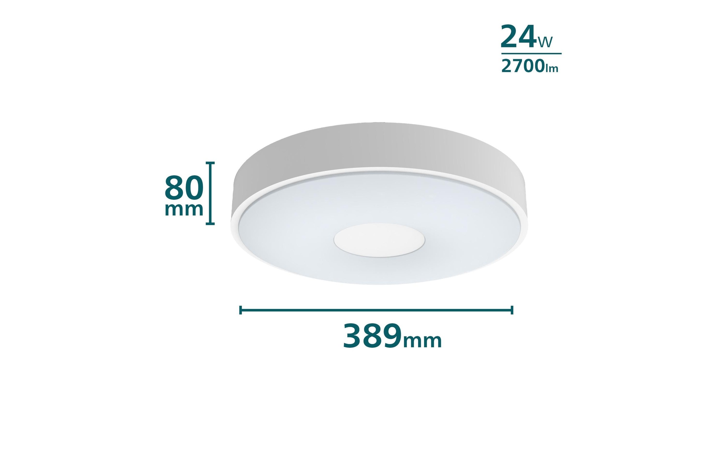 Philips LED Deckenleuchte »Coiner SceneSwitch 2700K, 2700 Lm,«, 1 flammig