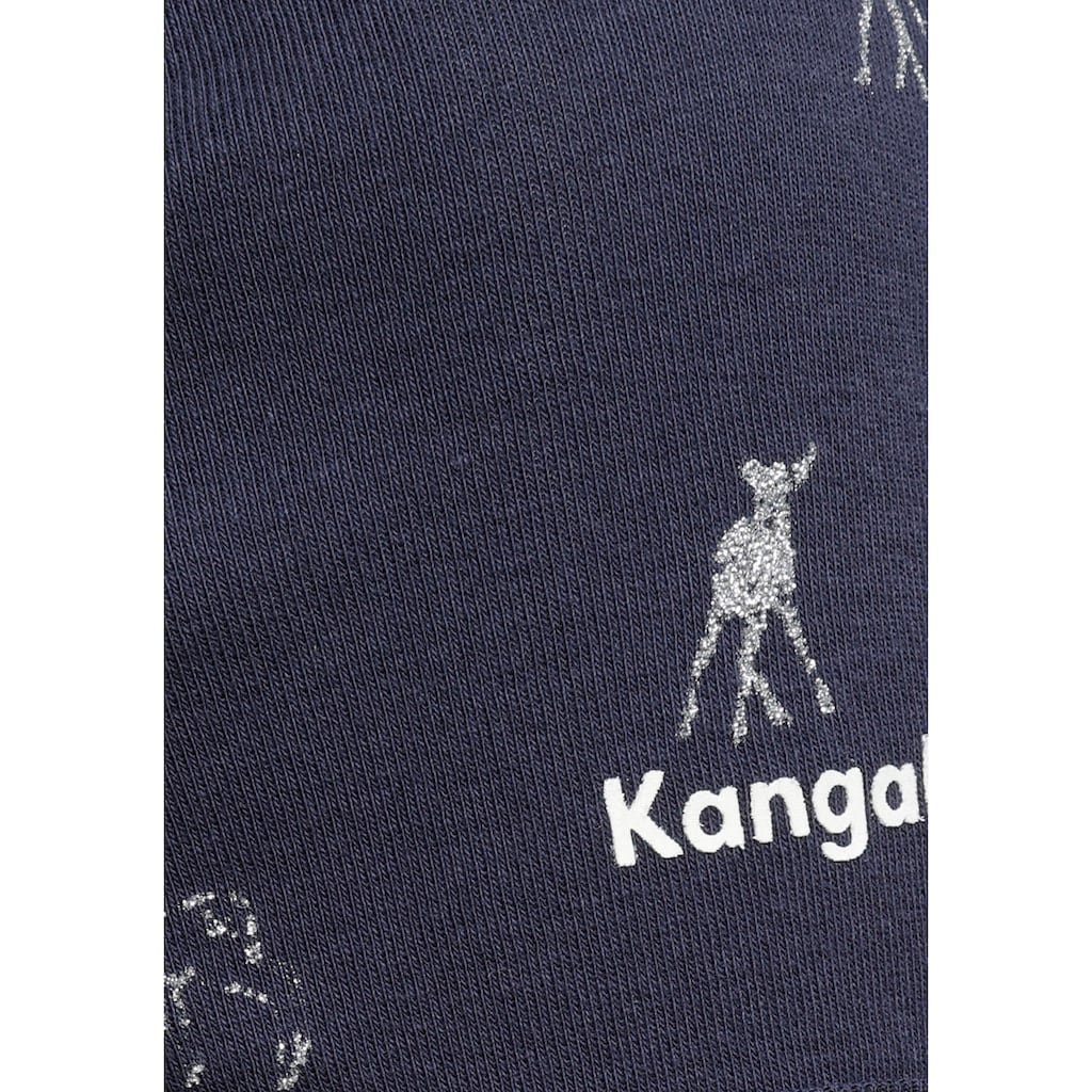KangaROOS T-Shirt, mit dezent maritimen Alloverprints