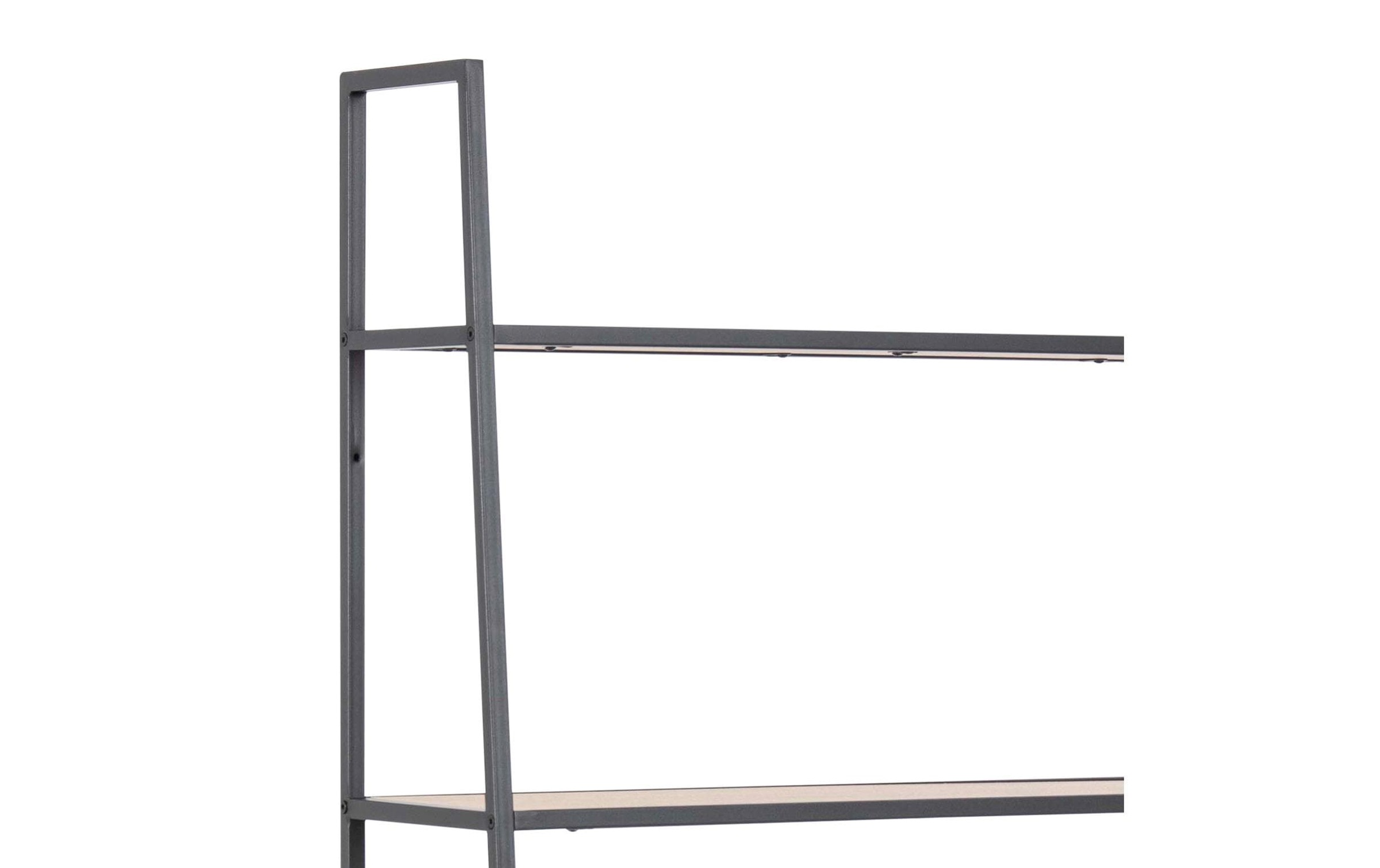 AC Design Regal »Seaford 77 x 36 x 174.5 cm, Eiche/Schwarz matt«