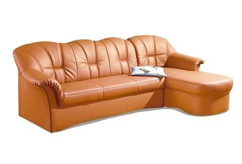 DOMO collection Ecksofa Papenburg L-Form, in grosser Farbvielfalt, wahlweise mit Bettfunktion