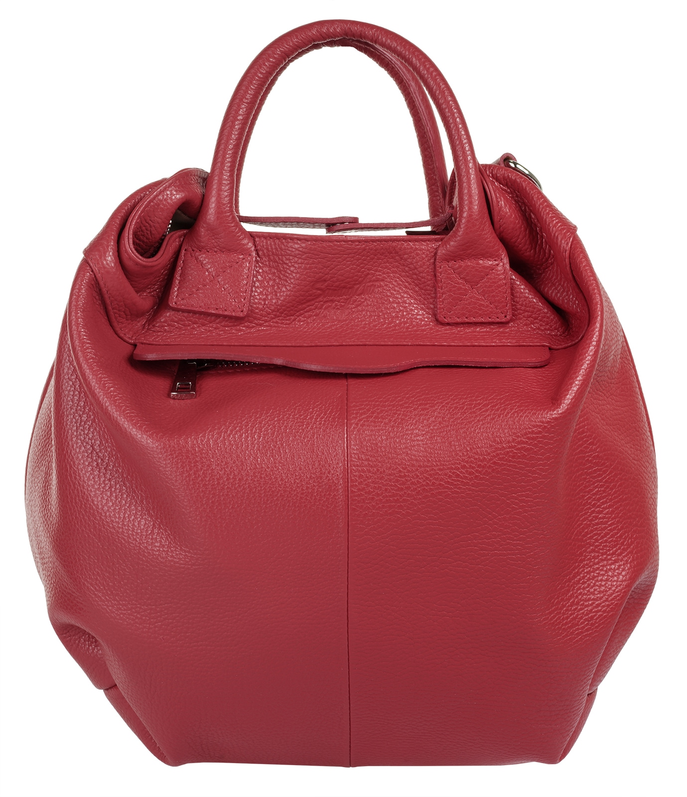 Samantha Look Henkeltasche, echt Leder, Made in Italy