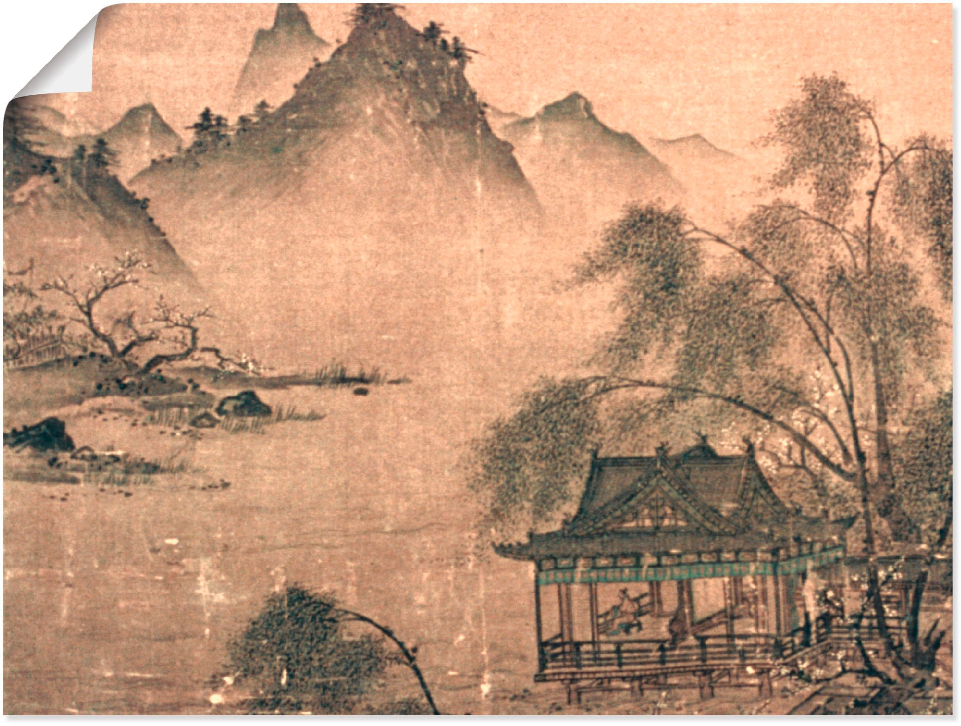 Jelmoli-Versand als Wandbild bestellen Asien, Wasserseite«, der in an »Balustrade Grössen Poster verschied. online St.), (1 Leinwandbild, | Artland