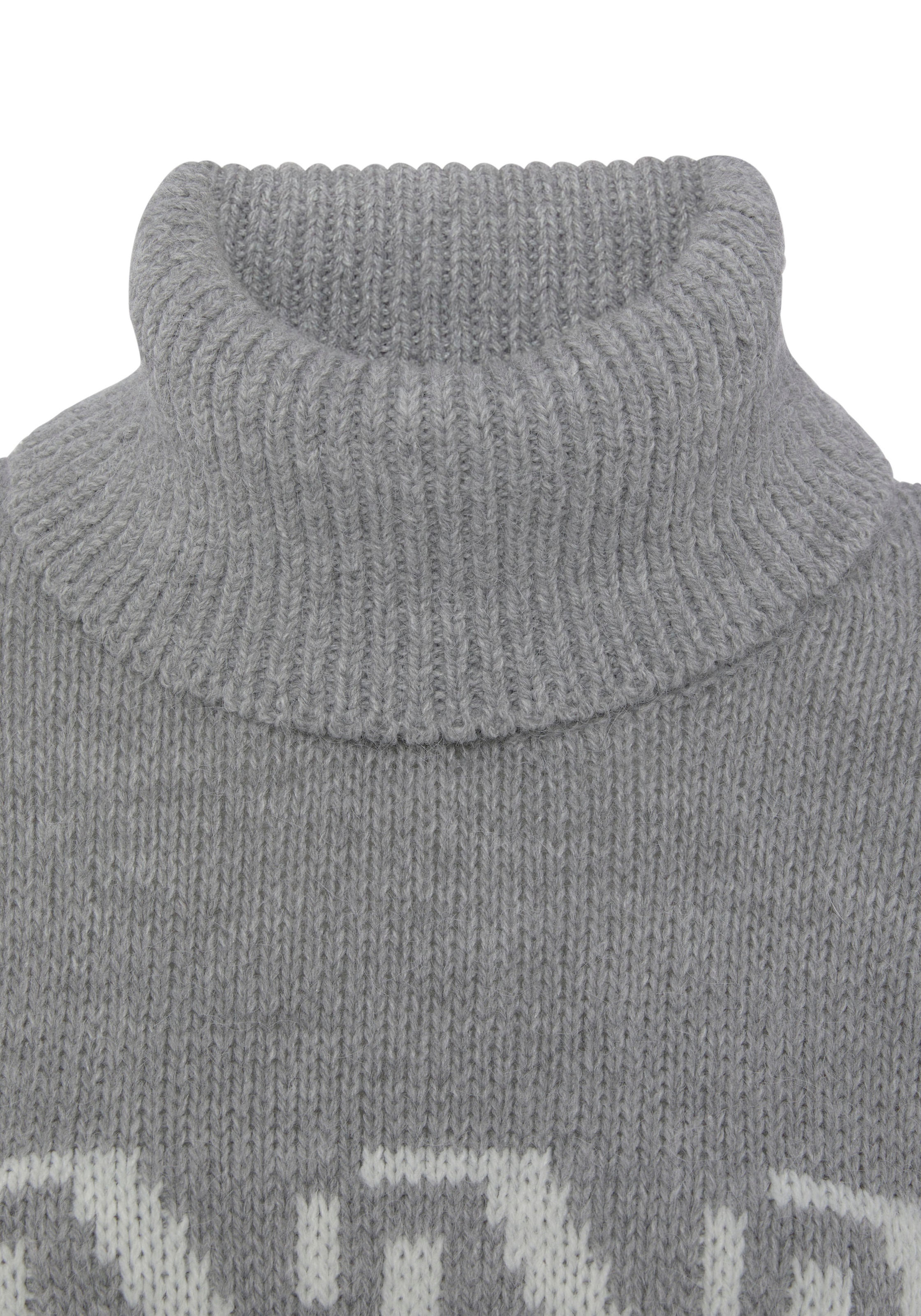 Vivance Rollkragenpullover, mit Weihnachtsmotiv