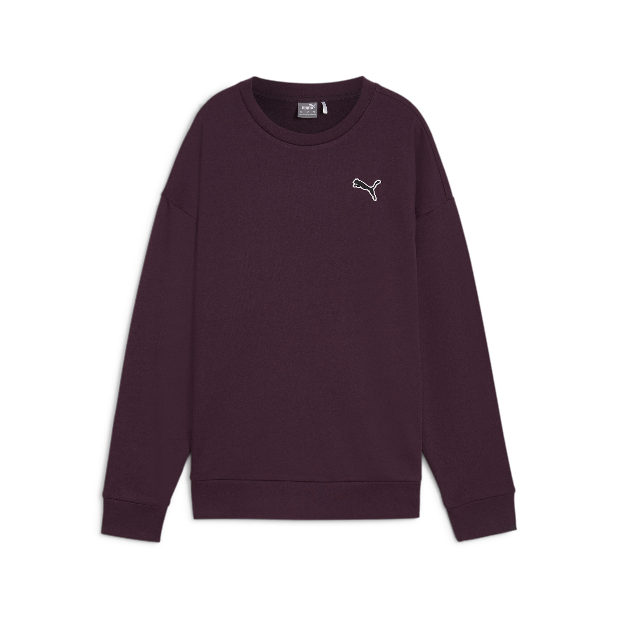 PUMA Langarmshirt »BETTER ESSENTIALS CREW FL« Comfort Fit, mit Rundhalsausschnitt, aus Baumwolle