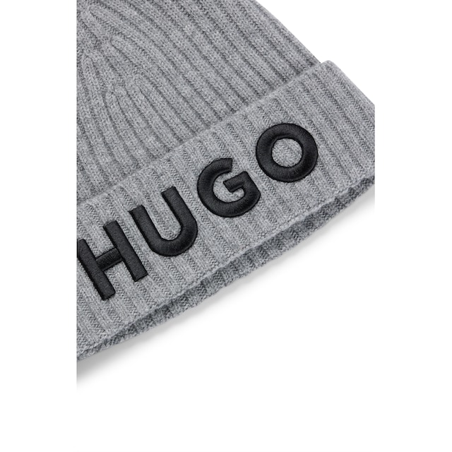 HUGO Beanie »Unisex-X565-6«, mit grossem HUGO Logo online bestellen |  Jelmoli-Versand