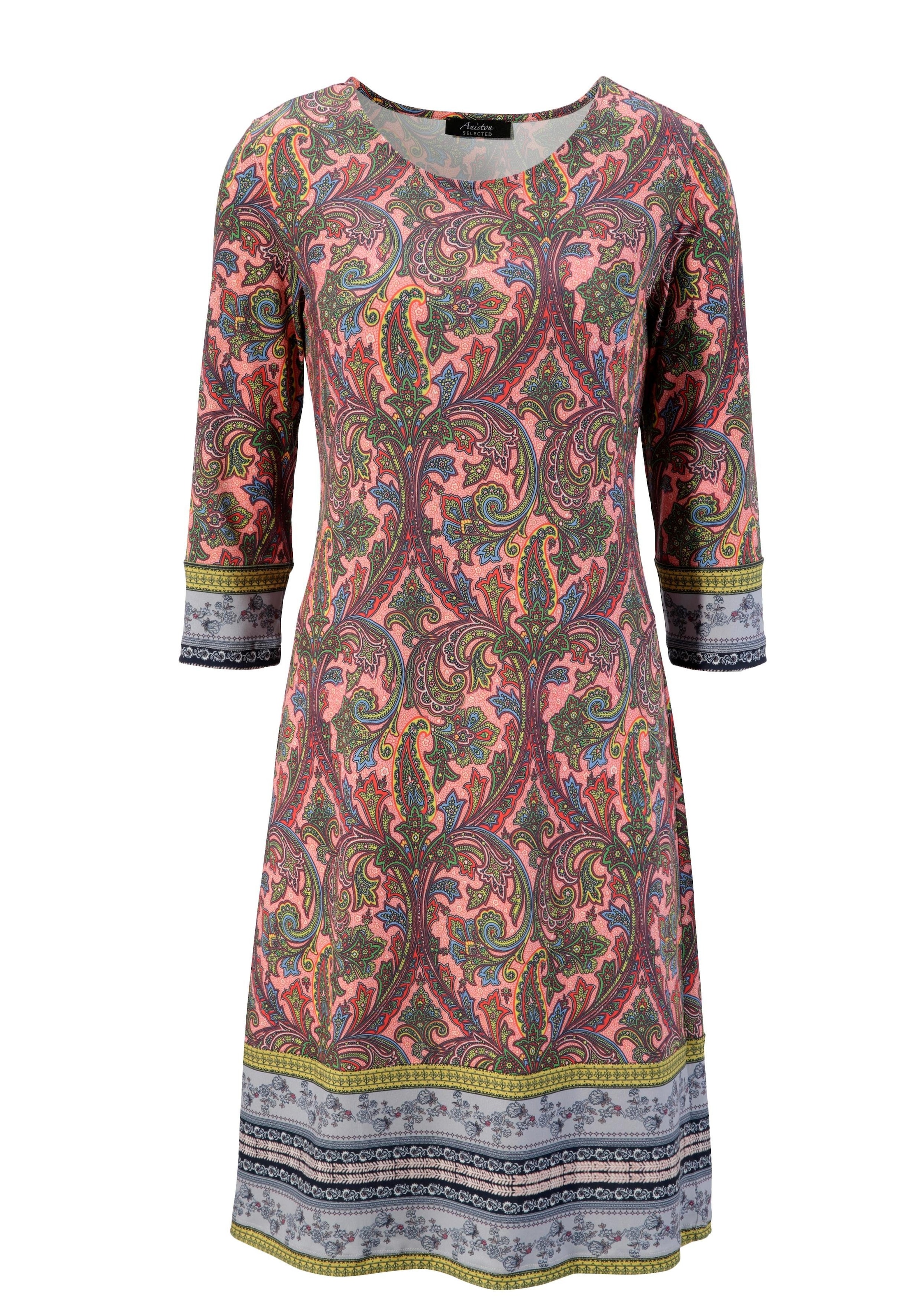 Aniston SELECTED Jerseykleid, Schweiz Jelmoli-Versand bei online farbenfrohen im kaufen Muster