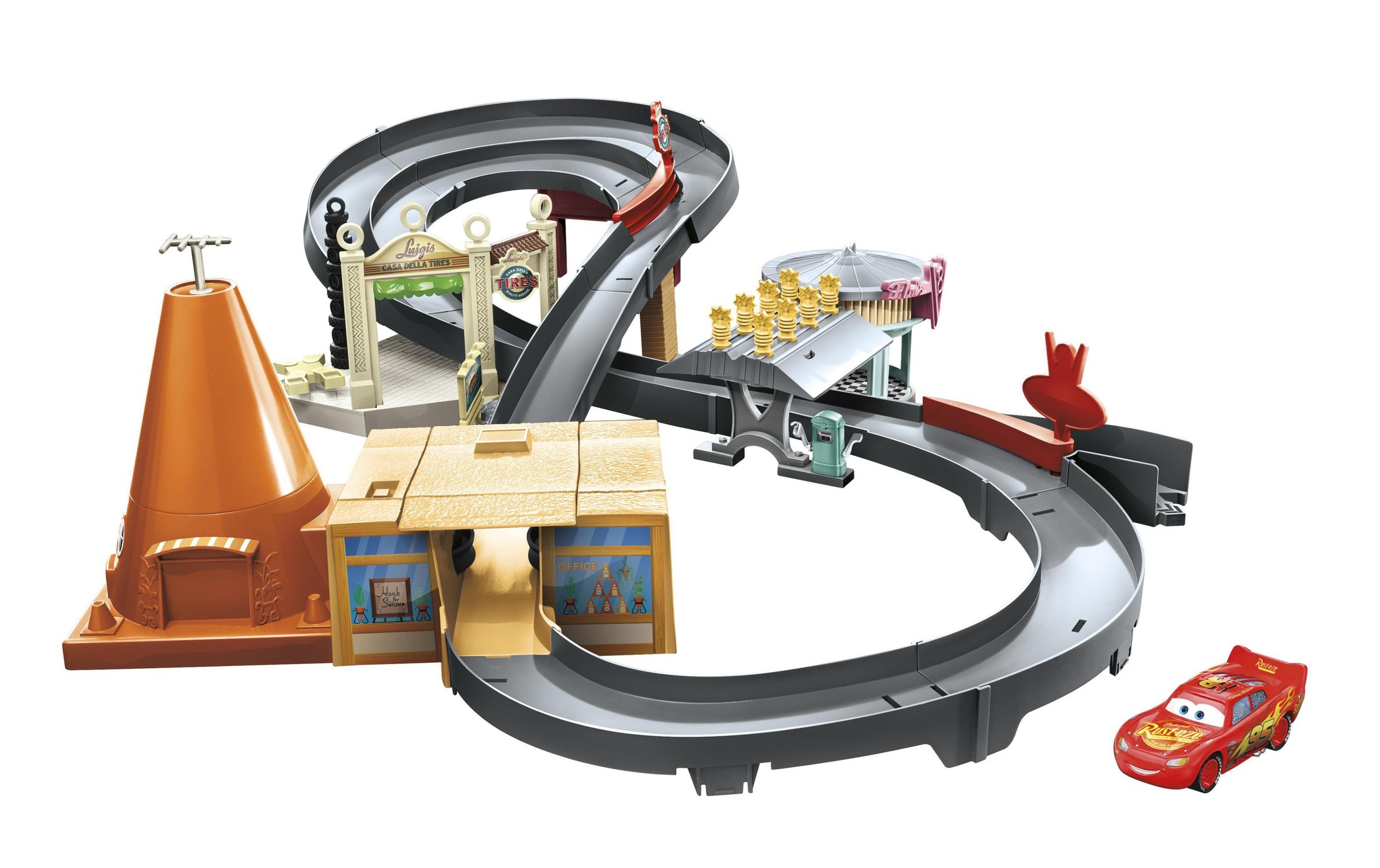 Mattel® Spielzeug-Auto »Cars Radiator Springs Rennset«