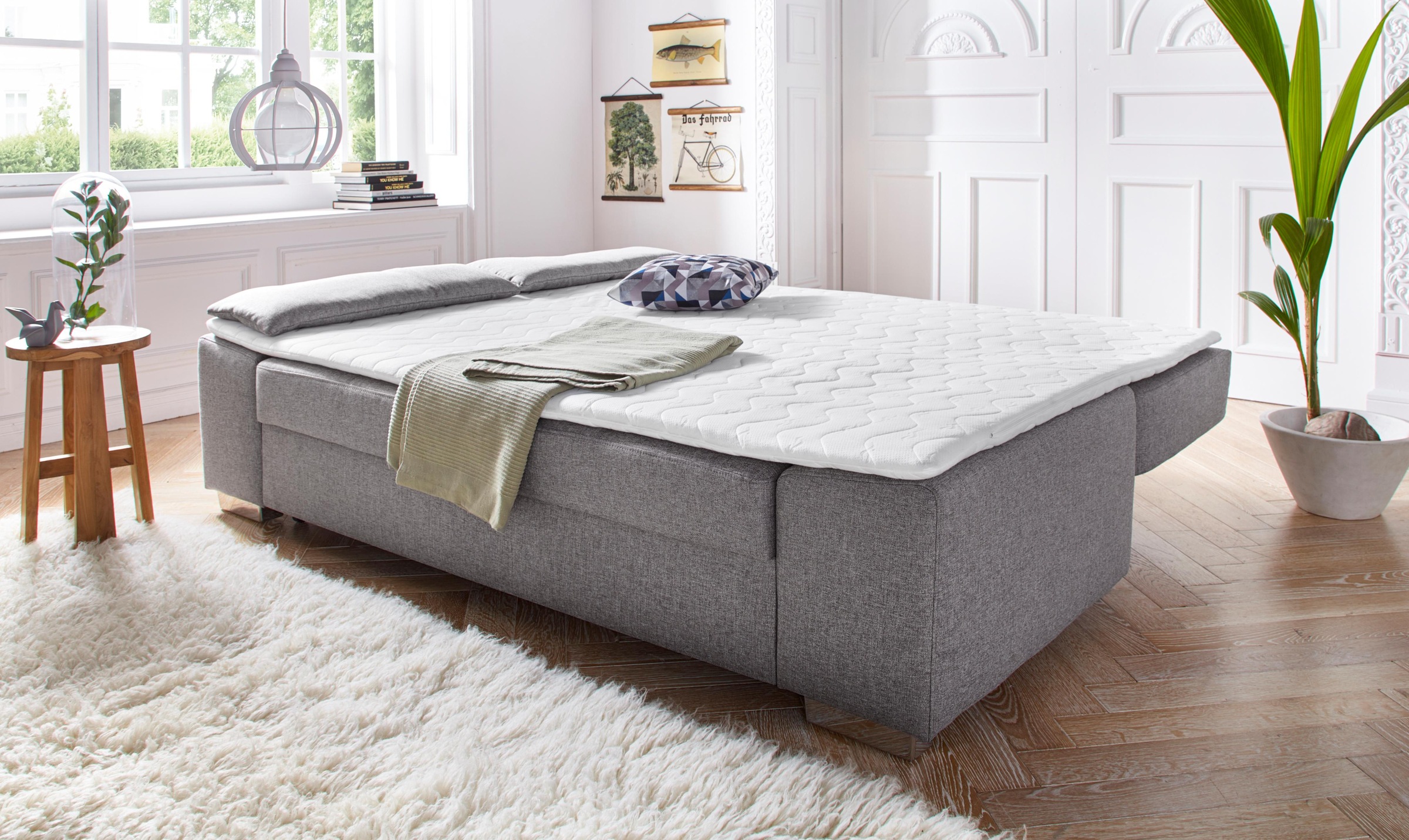 COLLECTION AB Schlafsofa »Paula«, mit Federkern, inklusive Bettfunktion und Bettkasten