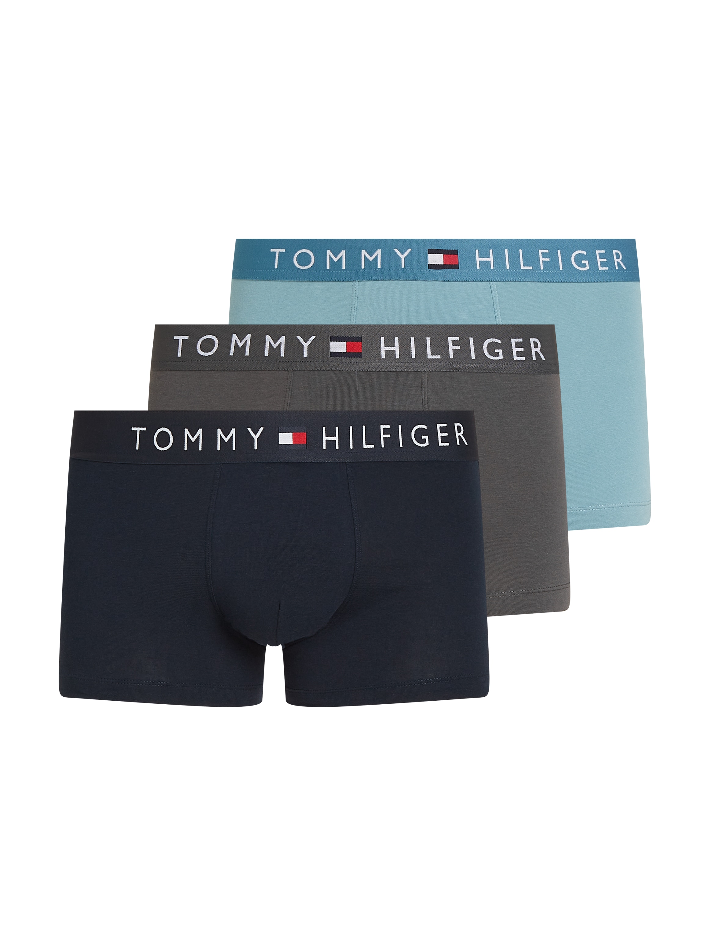 Tommy Hilfiger Underwear Trunk »3P TRUNK DTM«, (Packung, 3 St., 3er), mit Logobund