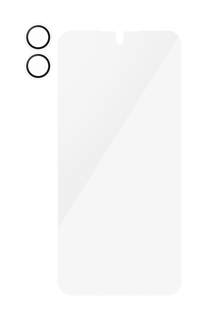CARE by PanzerGlass Displayschutzglas »2-in-1 Protection - Ultra-Wide Fit Screen + Camera Protector«, für Samsung Galaxy S25 Edge, Displayschutzfolie, Schutzfolie, Bildschirmschutz, kratz- & stossfest