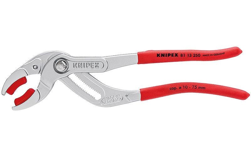 Knipex Rohrzange »Siphonzange, Ø 10 - 75 mm, verchromt«, (1 tlg.)