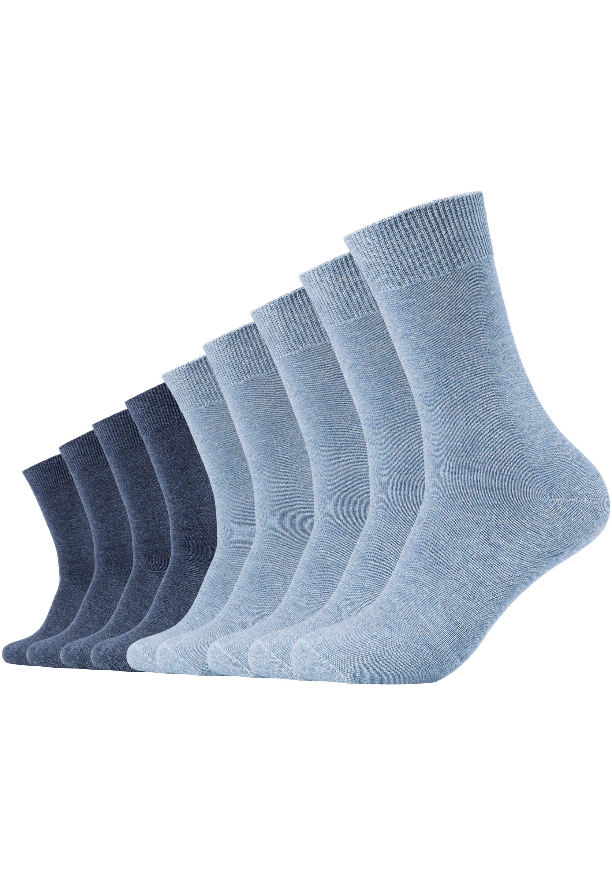 Camano Socken, (Packung, 9 Paar), Langlebig: verstärkter Fersen- und  Zehenbereich kaufen