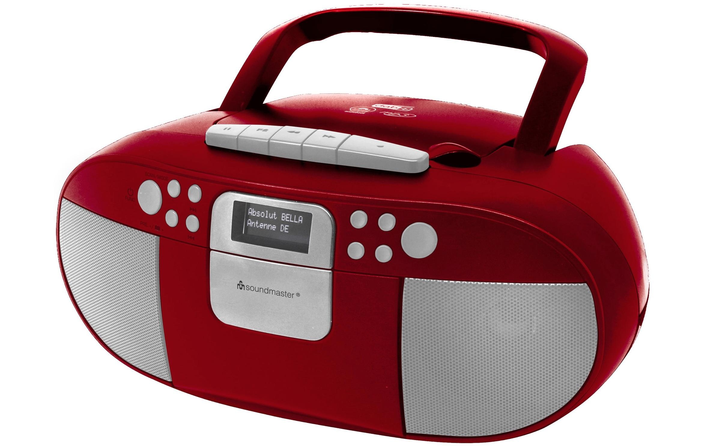 Soundmaster Digitalradio (DAB+) »SCD7800RO«, (Digitalradio (DAB+)-FM-Tuner)