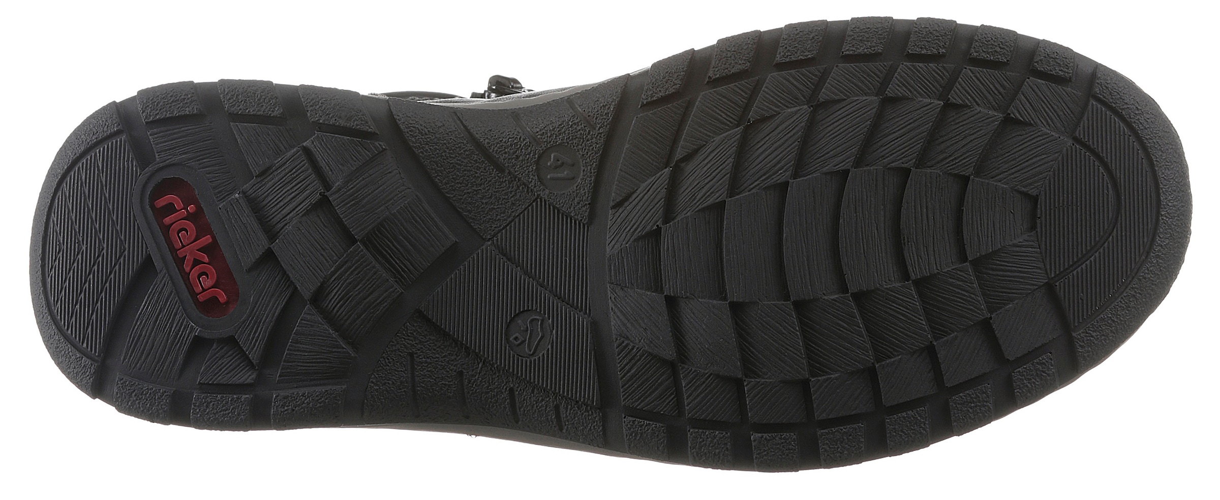 Rieker Winterboots, Winterstiefelette, Halbschuh mit beidseitigen Reissverschlüssen