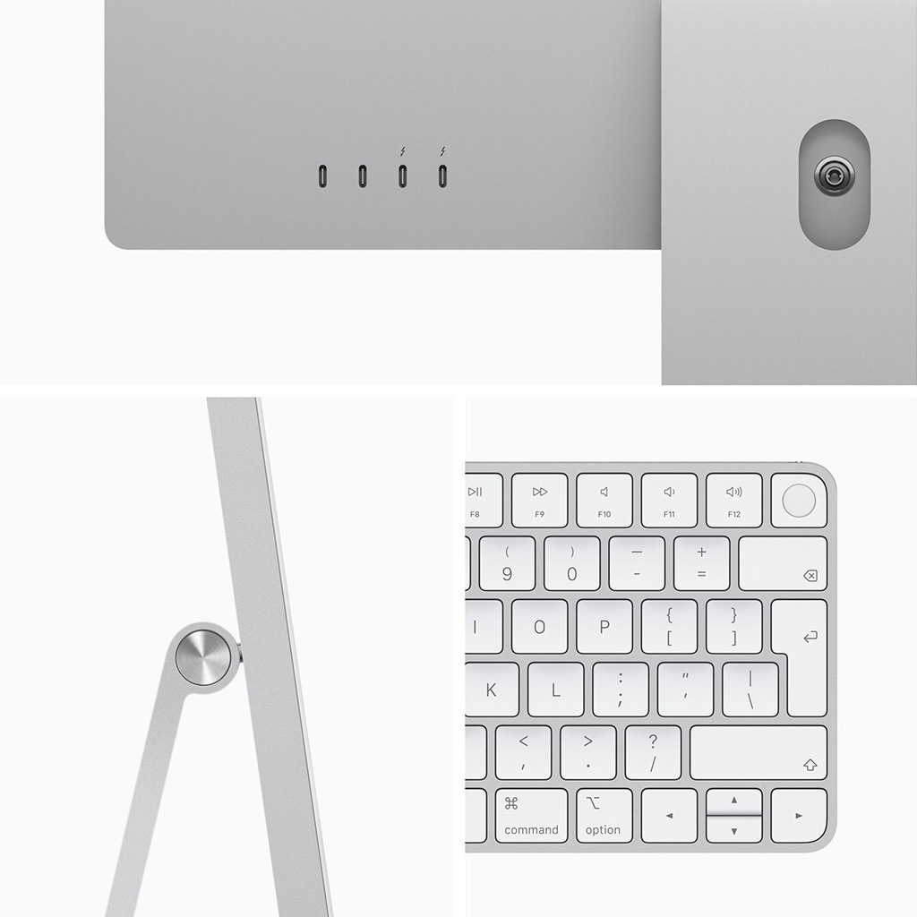 Apple »iMac (2021), 24", M1 Chip 8-Core CPU und 8-Core GPU, 4.5K Retina, 16 GB RAM, 256 GB, Magic Keyboard mit Touch ID«
