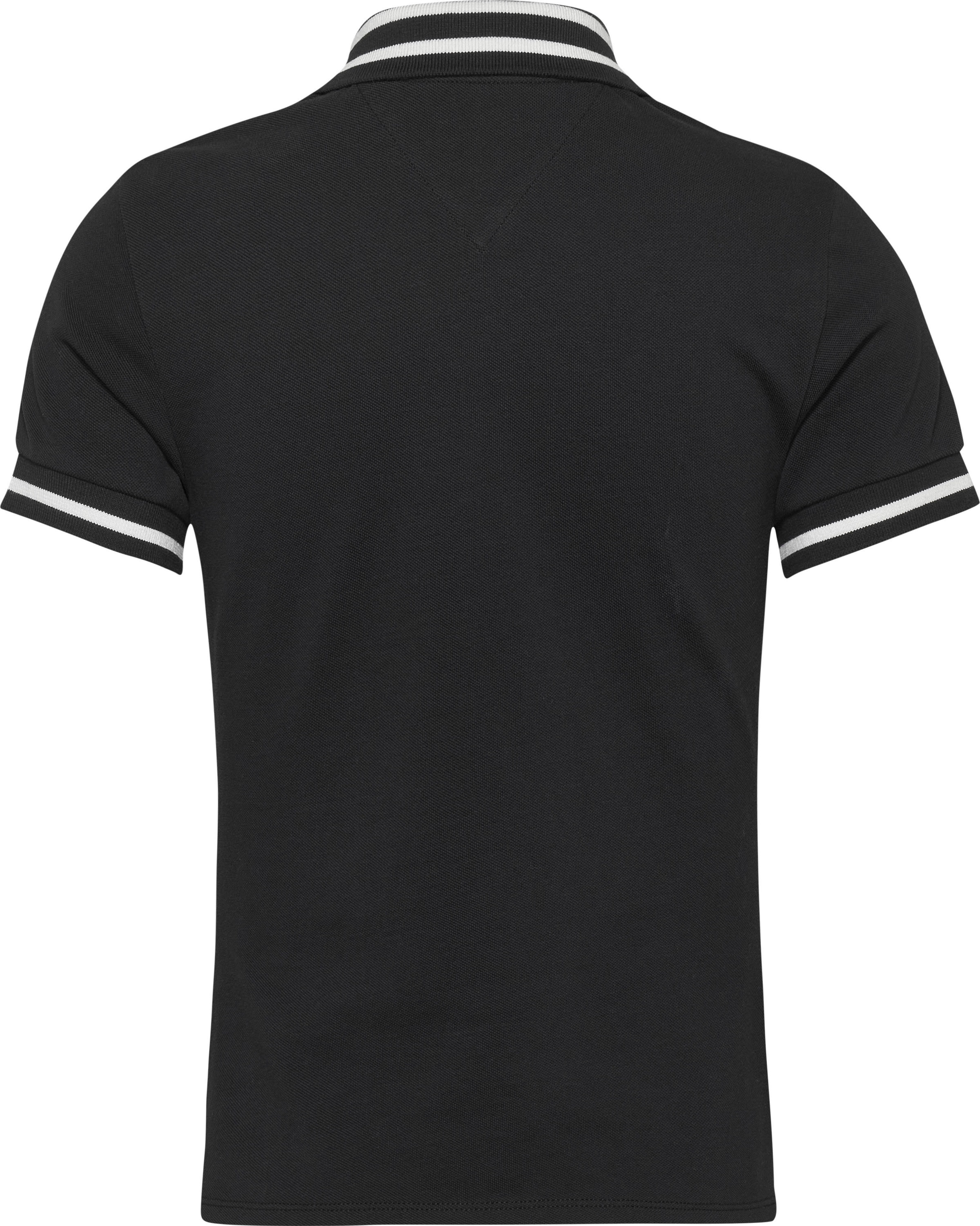 Tommy Jeans Poloshirt »TJW Tommy Label-Flag ESSENTIAL online Jelmoli-Versand mit | Jeans TIPPING & Kontraststreifen POLO«, kaufen