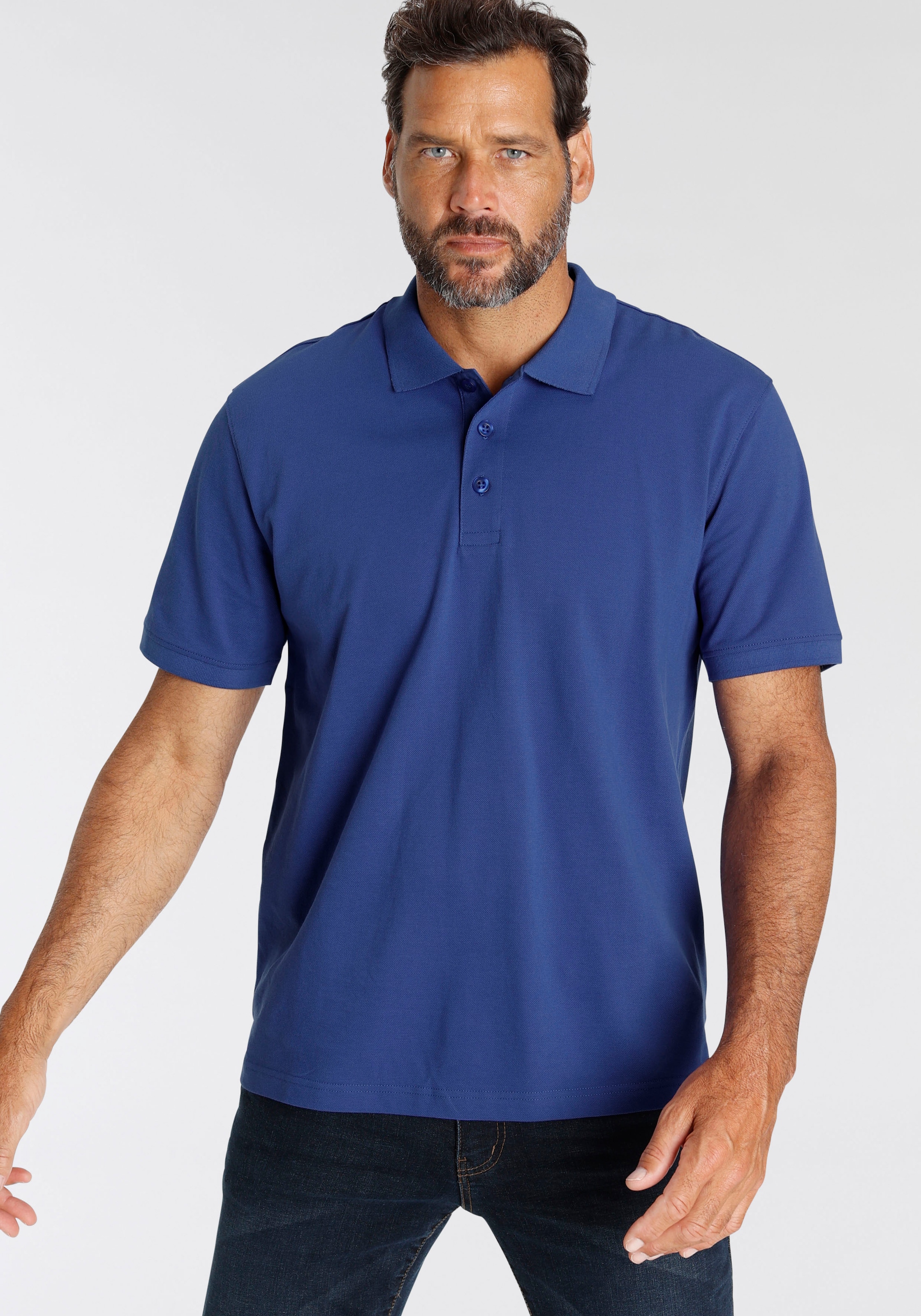 Jelmoli-Versand Poloshirt, | kaufen World online Man\'s Piqué