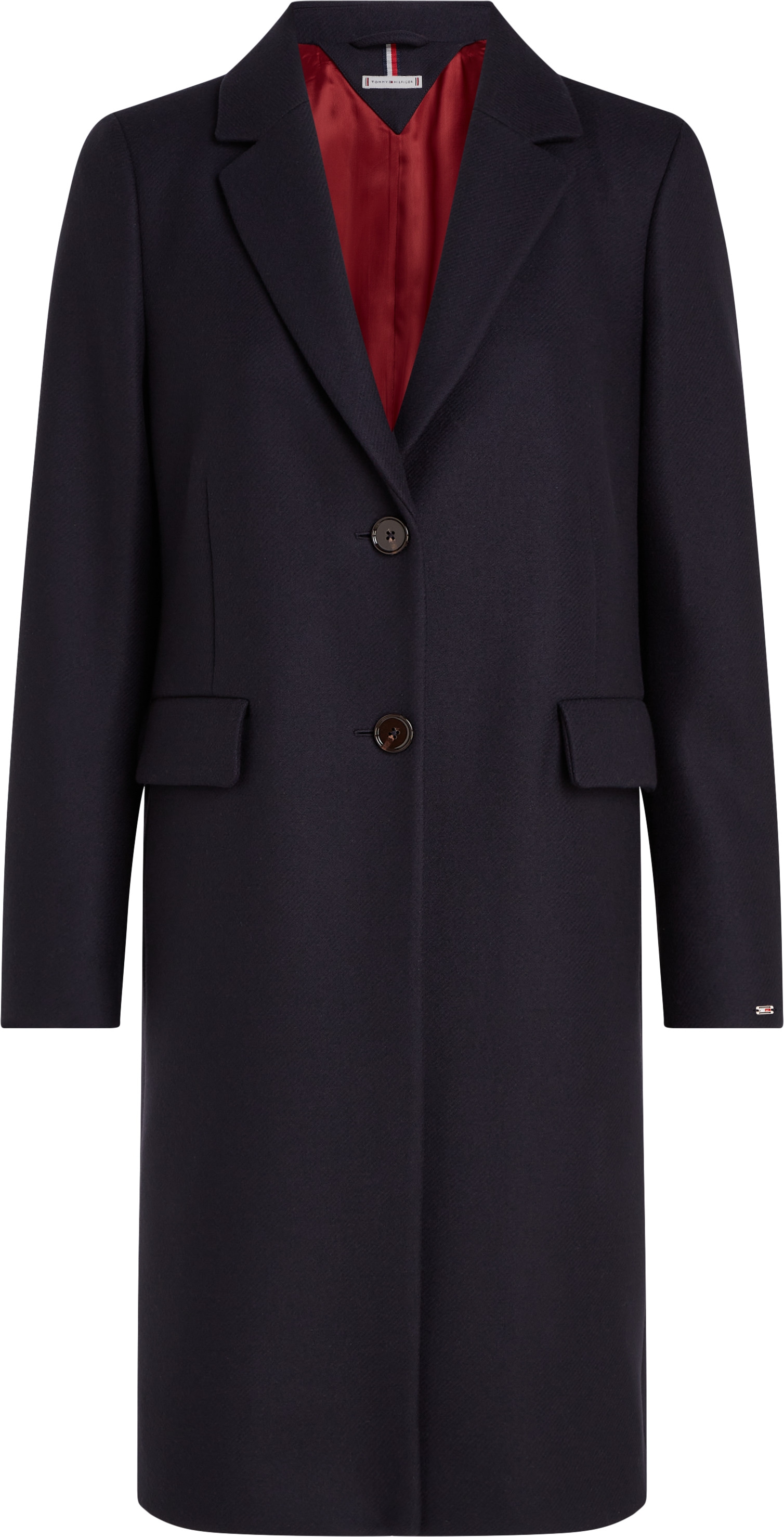 Tommy Hilfiger Langmantel, mit Logoprägung