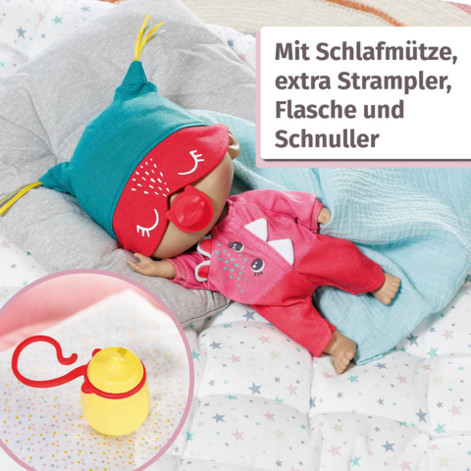 Zapf Creation® Babypuppe »Chou Chou Baby, Blond«, mit Soundeffekten und limitiertem Schlafanzug