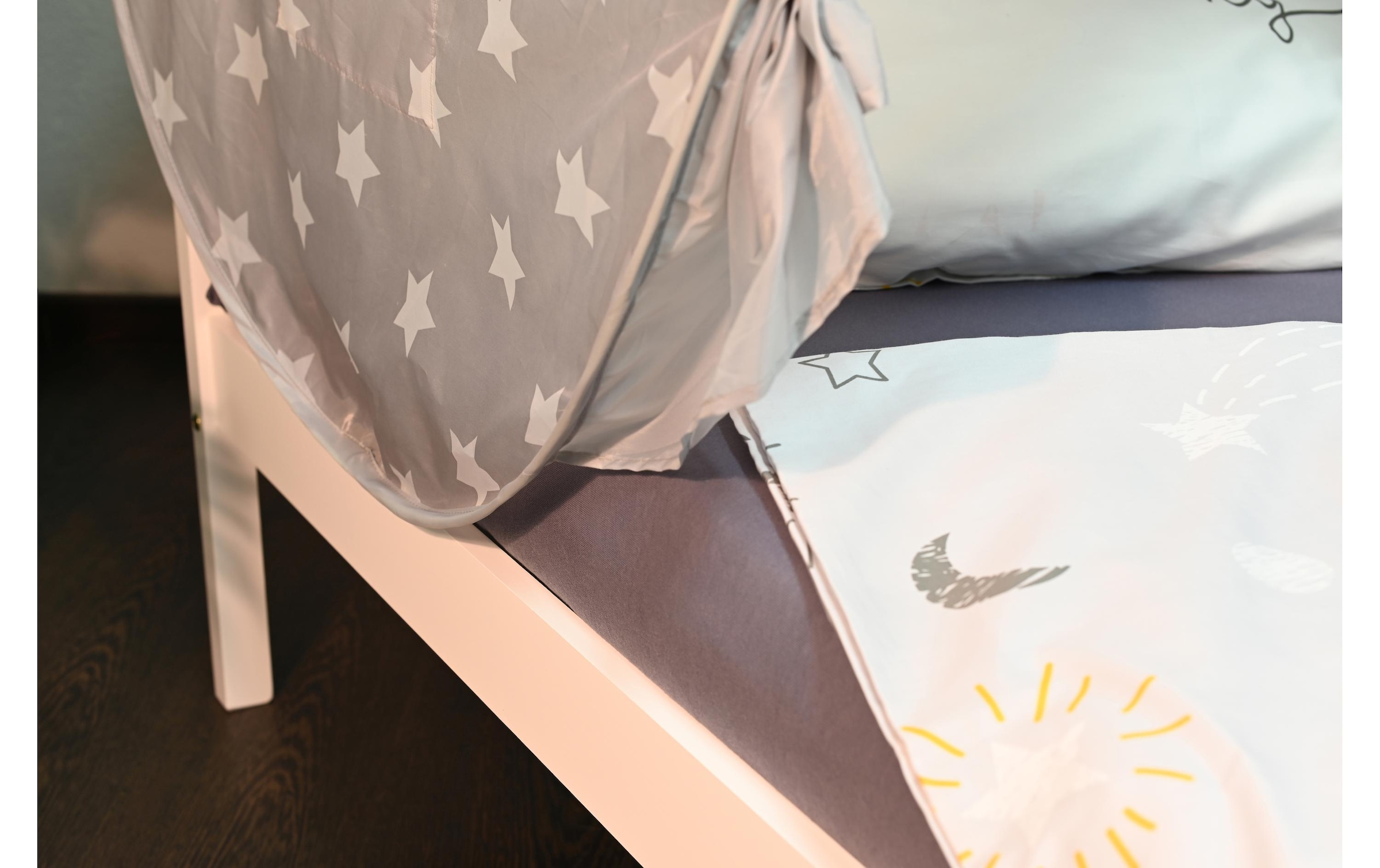Knorrtoys® Betthimmel »Grey white stars«