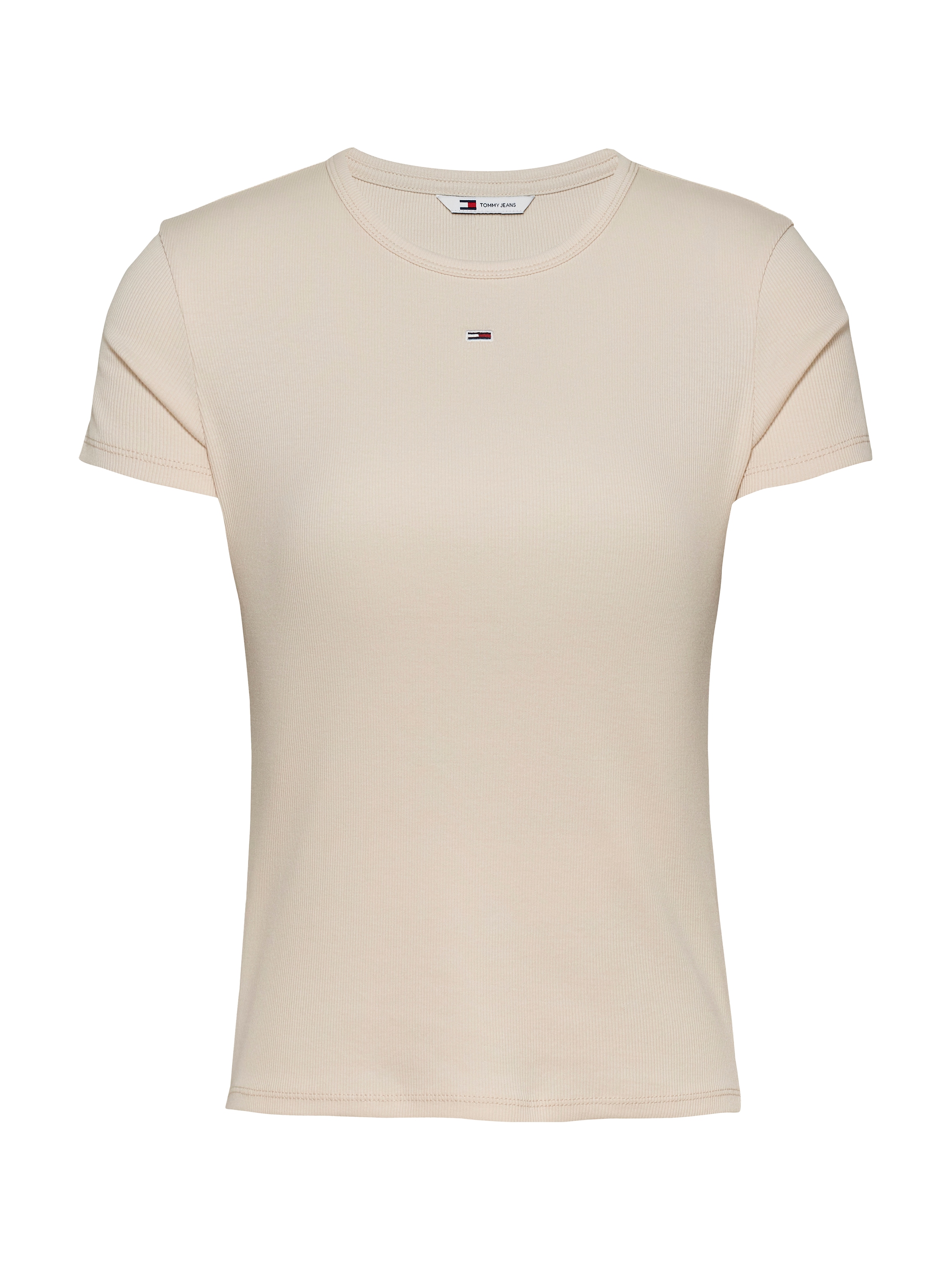 Tommy Jeans T-Shirt »TJW SLIM ESSENTIAL RIB SS«, mit gerippter Struktur