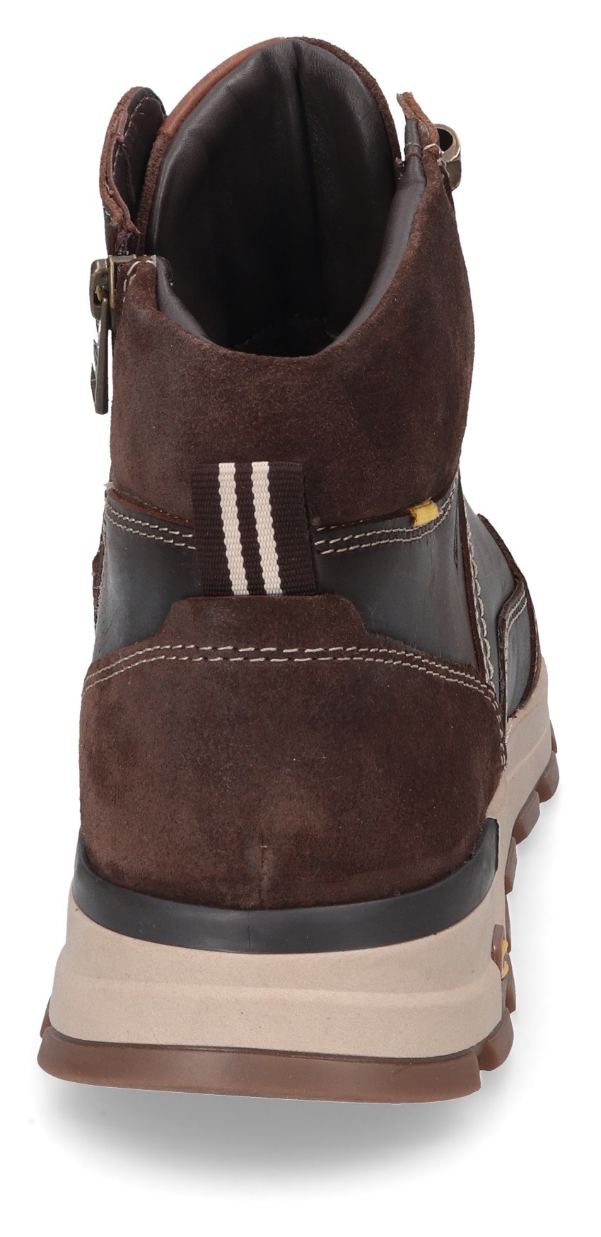 camel active Schnürboots, Schnürboos, High Top Sneaker, Winterboots mit Wechselfussbett