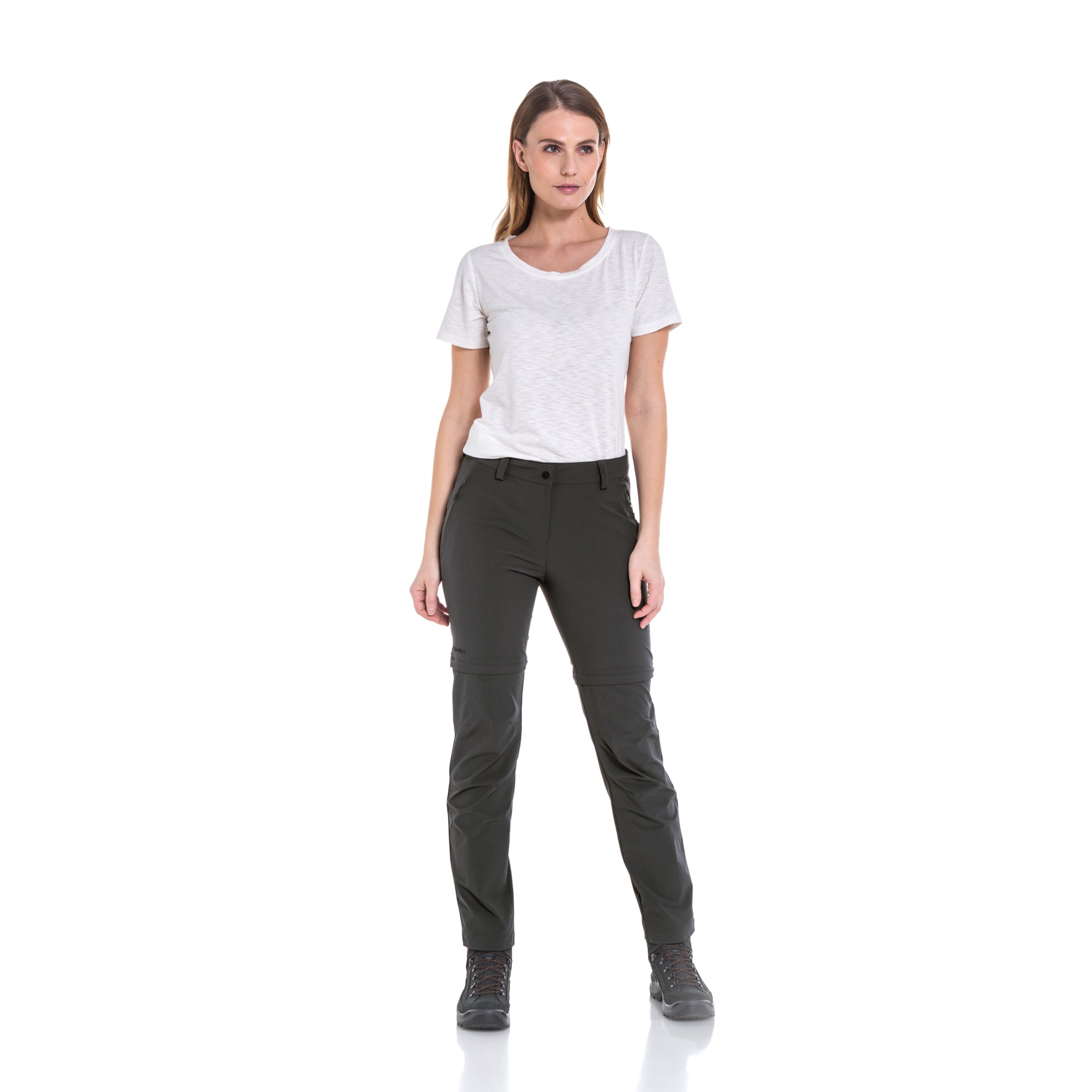 Schöffel Zip-off-Hose »Pants Ascona Zip Off« sportlicher Stil, für Trekking, aus Nylon, mit Elasthan-Anteil
