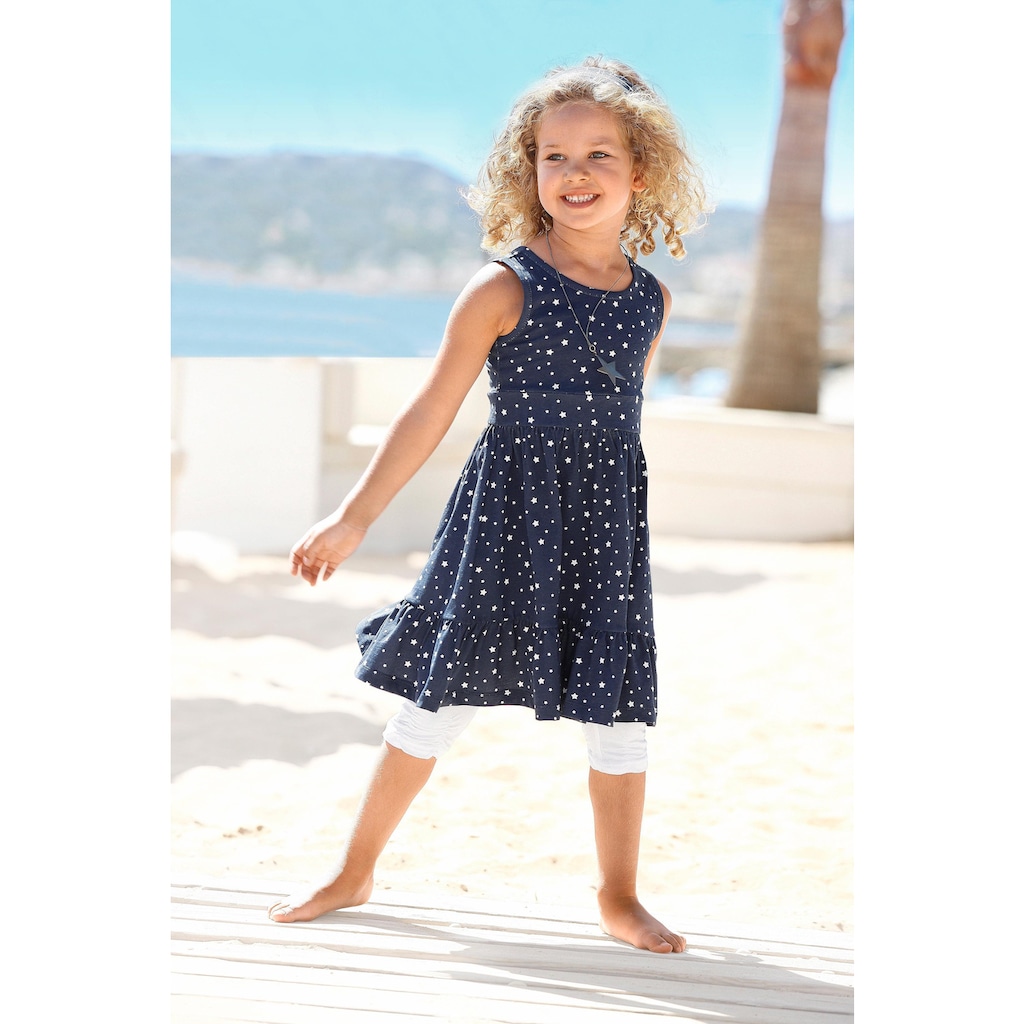 KIDSWORLD Jerseykleid »STERNE«, (Packung, 2 tlg.), mit Haarband