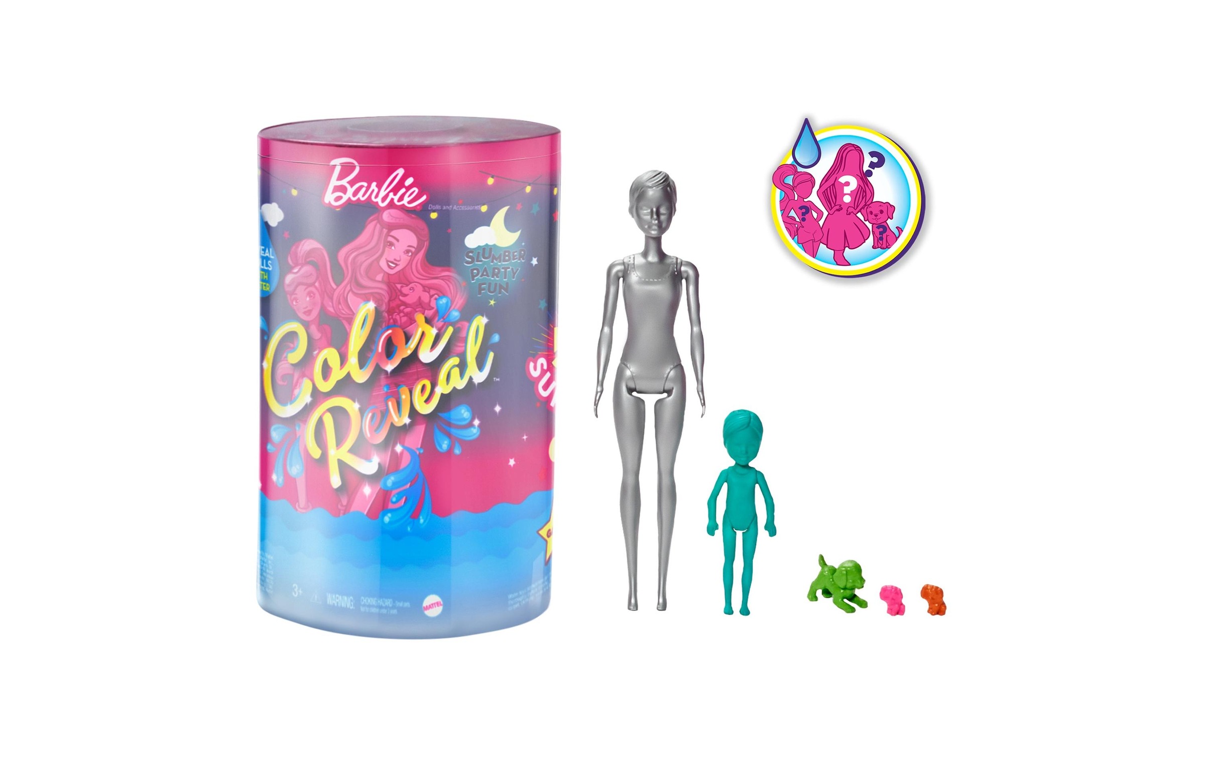 Barbie Spielfigur »Color Reveal Pyjama-Party Deluxe«
