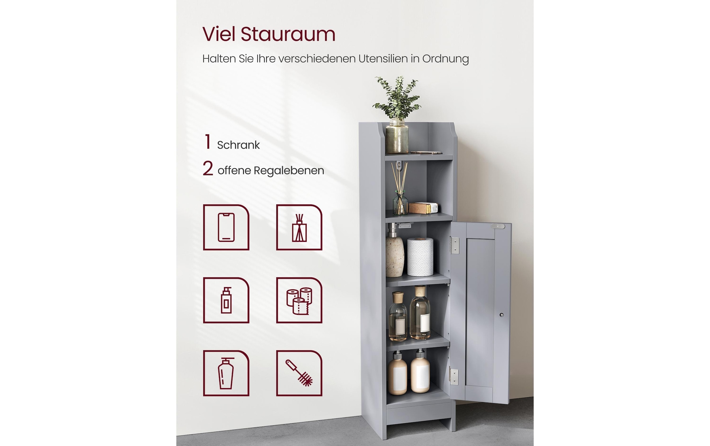 VASAGLE Mehrzweckschrank
