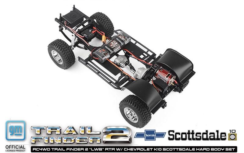 RC-Monstertruck »RC4WD Trail Finder 2 LWB Chevy K10 Schwarz RTR,«, Lackiert