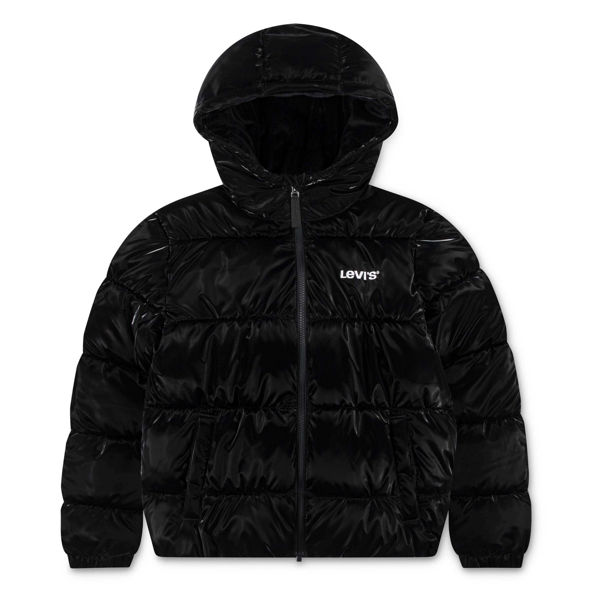 Levi's® Kids Winterjacke »LVG SHINY HVWT PUFFER« mit Kapuze, Pufferjacke glänzend, for Girls