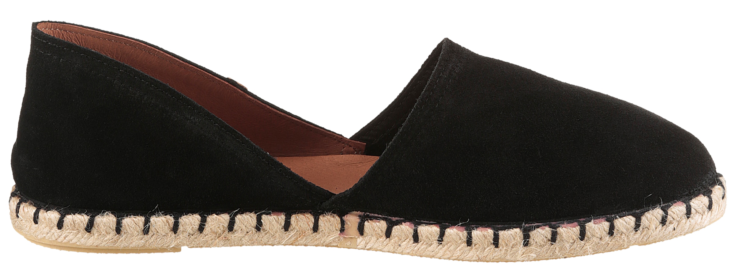 VERBENAS Espadrille »CARMEN SERRAJE«, Schlupfschuh, Sommerschuh, Loafer mit typischem Jute-Rahmen
