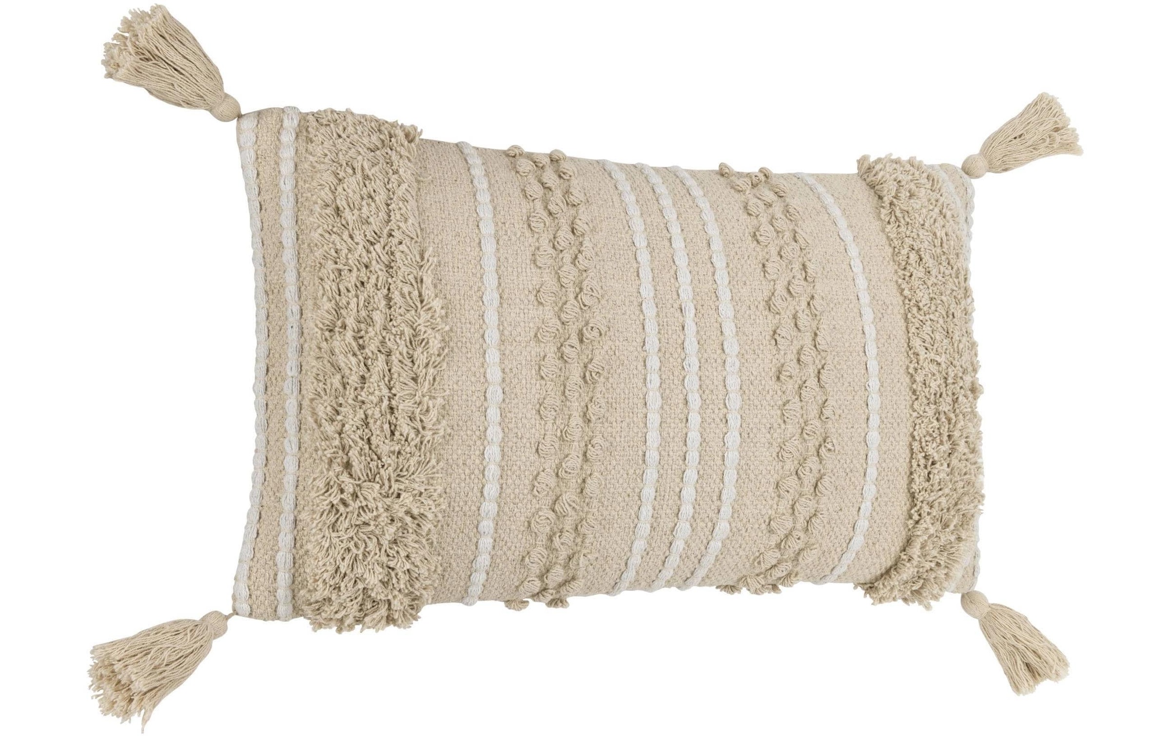 EGLO Dekokissen »Chevery Nature 35 x 60 cm, Beige«