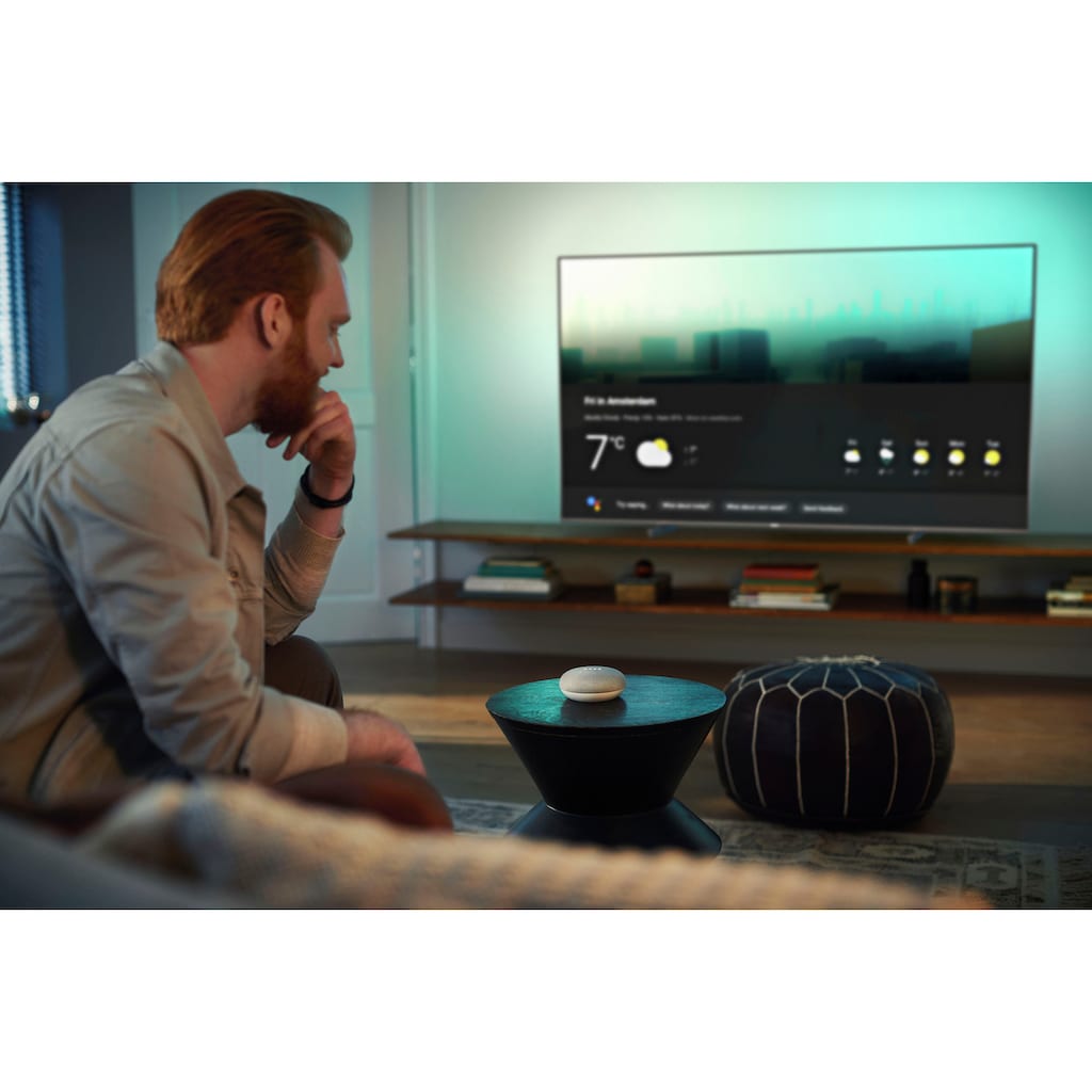 Philips LED-Fernseher »65PUS7906/12«, 164 cm/65 Zoll, 4K Ultra HD, Android TV-Smart-TV, 3-seitiges Ambilight