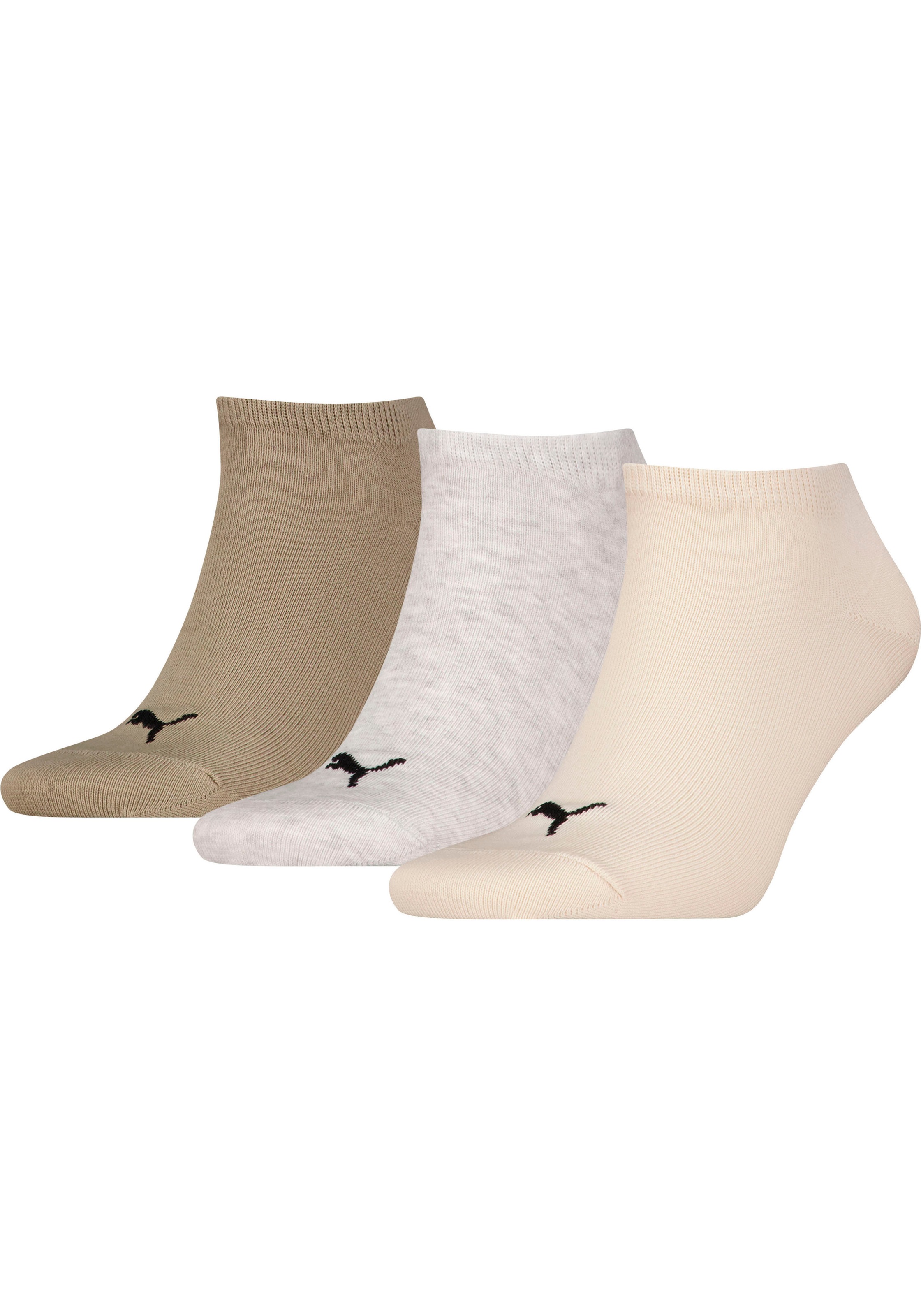 PUMA Sneakersocken »UNISEX SNEAKER PLAIN« 3 Stk. tlg. mit Logostickerei