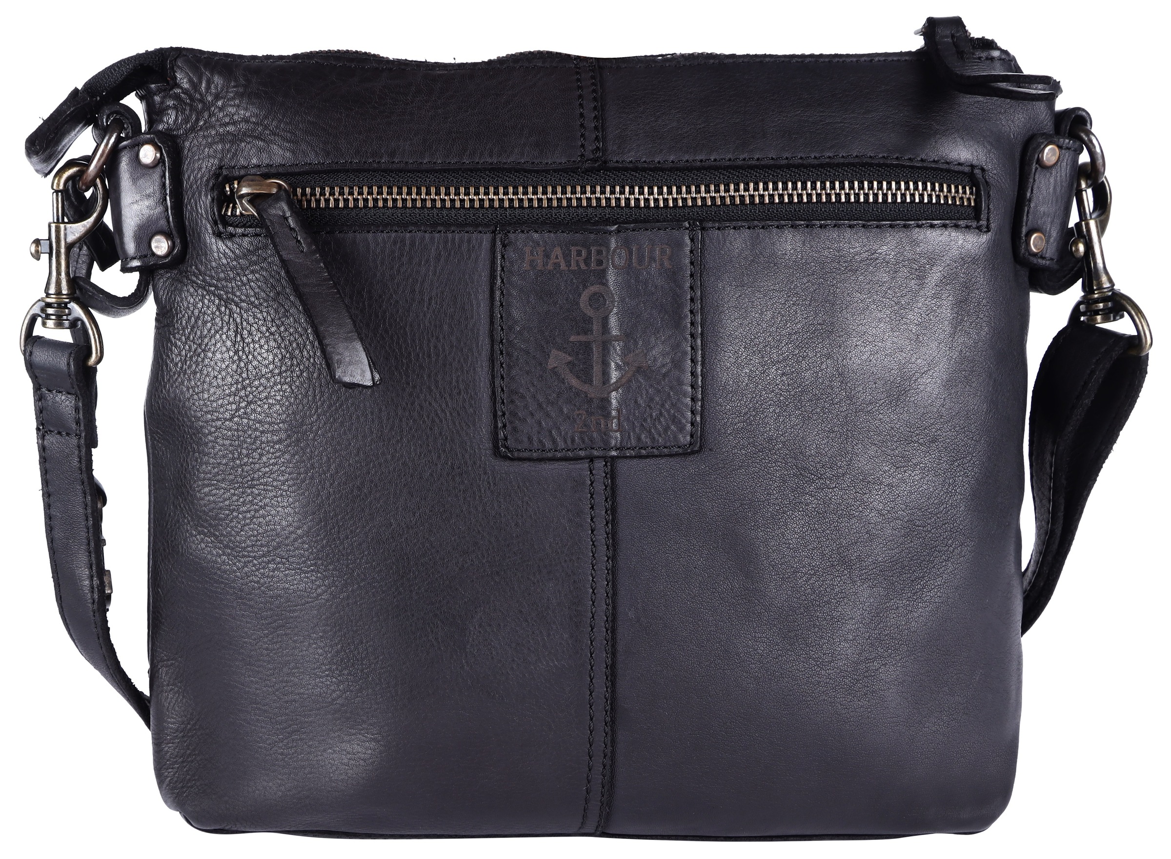 HARBOUR 2nd Handtasche »Isalie2«, Umhängetasche Tasche Damen mit Anker Anhänger
