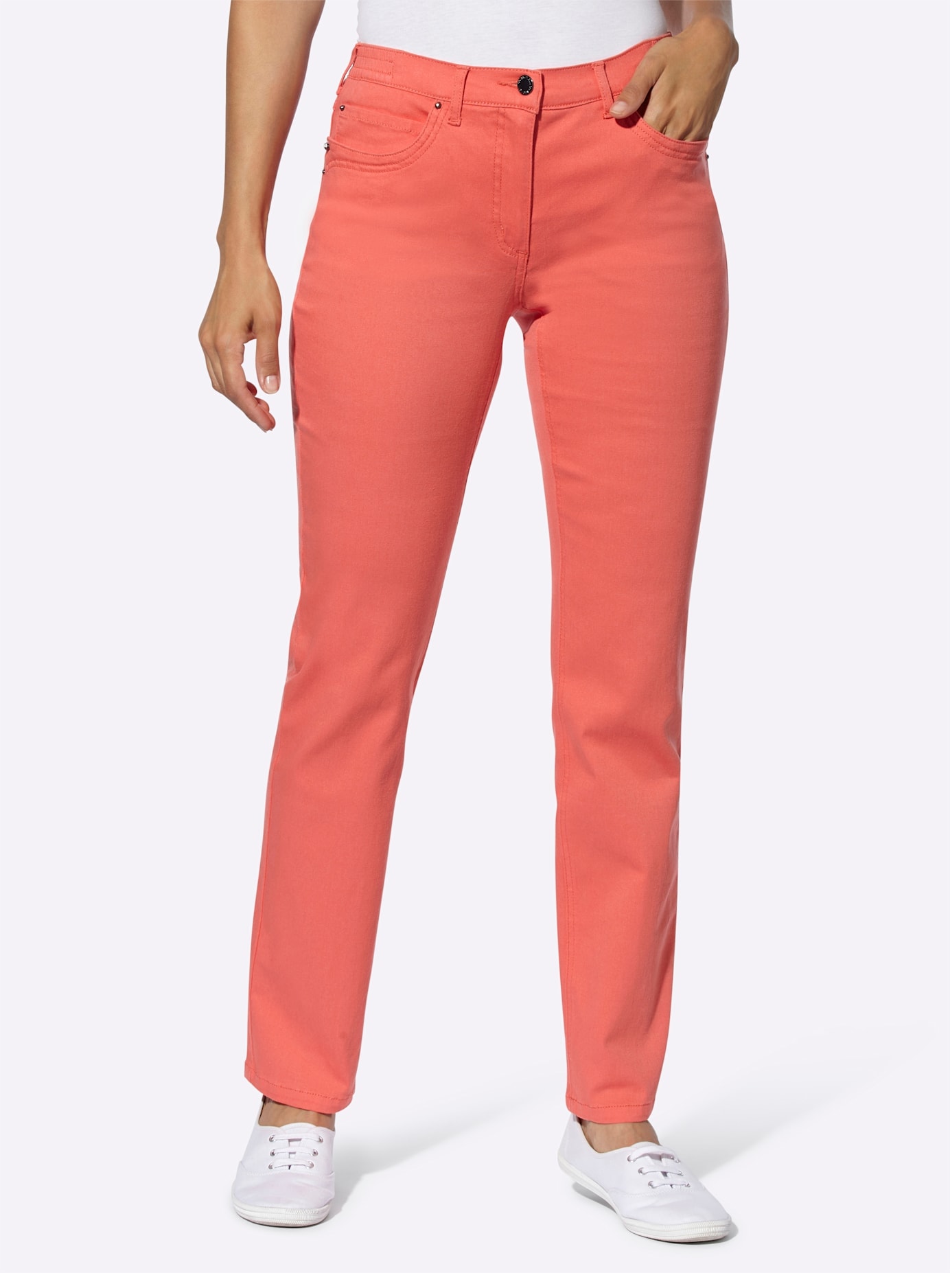 Casual Looks Bequeme Jeans, (1 tlg.)