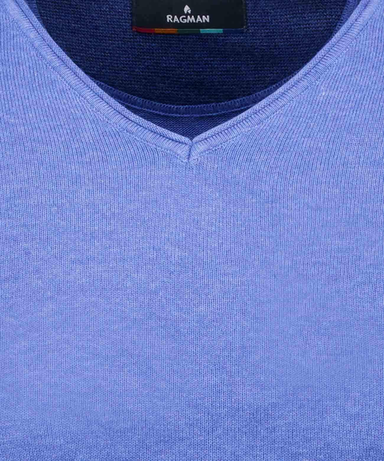 RAGMAN V-Ausschnitt-Pullover