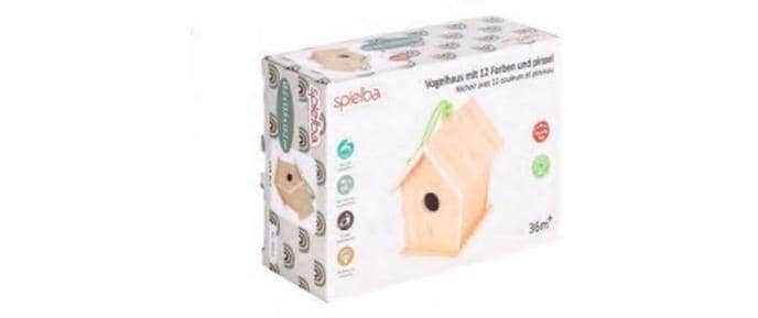 Spielba Lernspielzeug »Vogelhaus zum Bemalen«