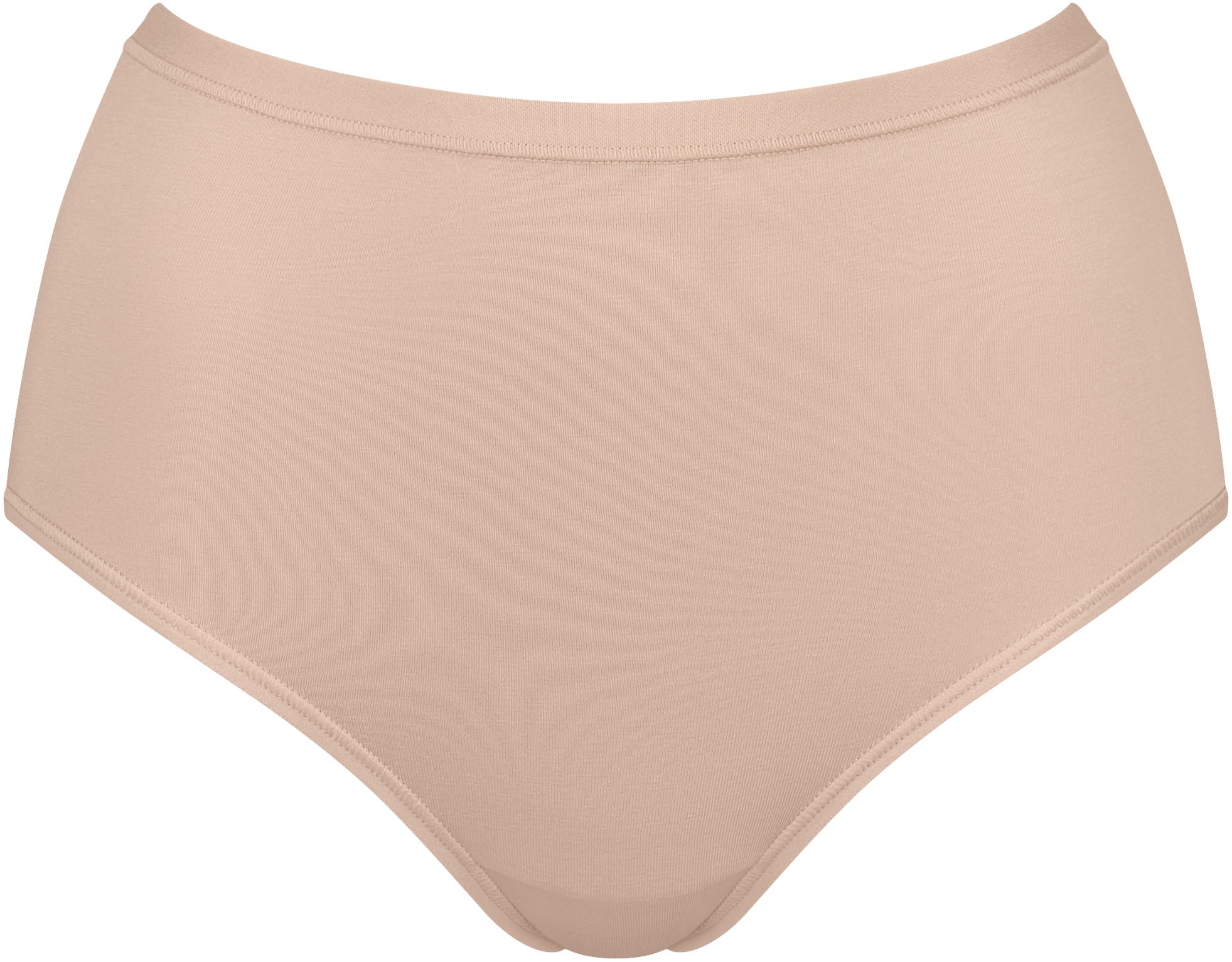 sloggi High-Waist-Slip »GO Daily Cotton«, (3er Pack), Glanz-Effekt Details, hochgeschnittene Taille