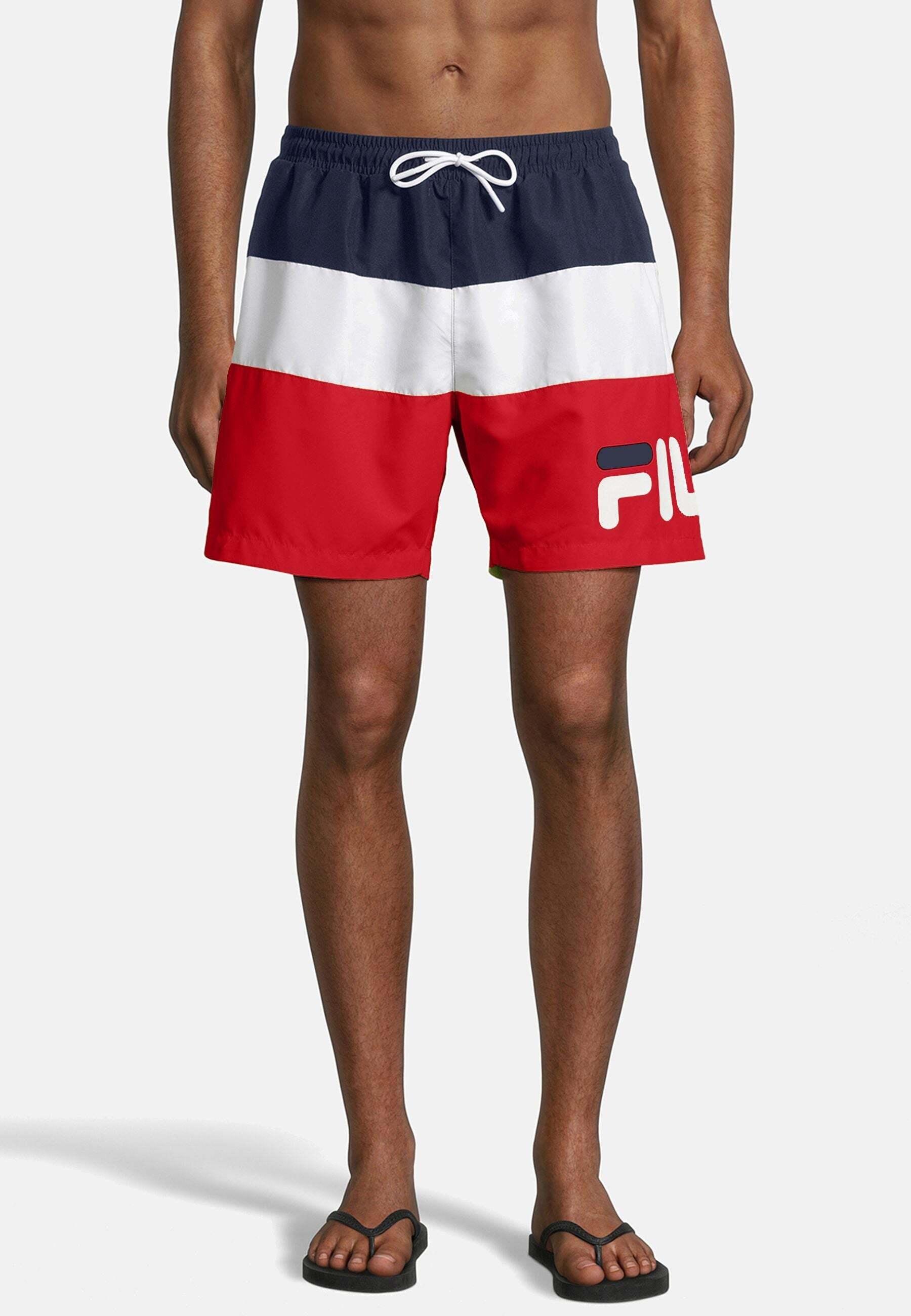 Fila Badehose »FILA Badehosen Simbabwe Blocked Beach Shorts«