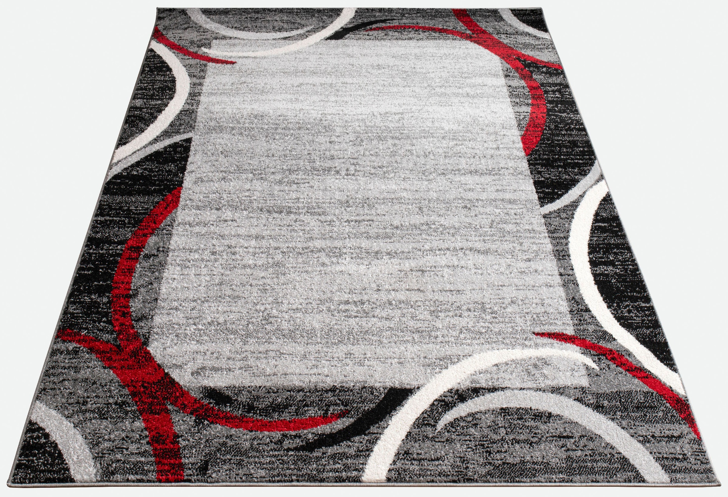 Paco Home Teppich »Sinai 059«, rechteckig, 13 mm Höhe, Kurzflor, modernes Design, mit Bordüre