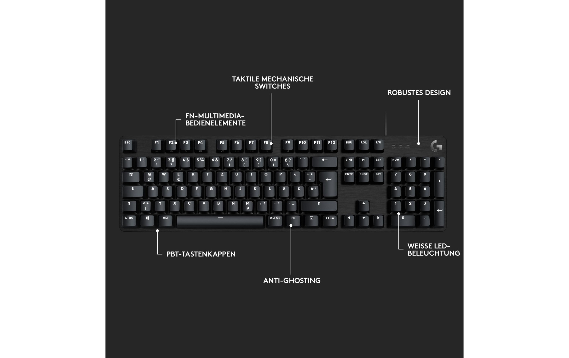 Logitech Gaming-Tastatur »Logitech G413 SE«
